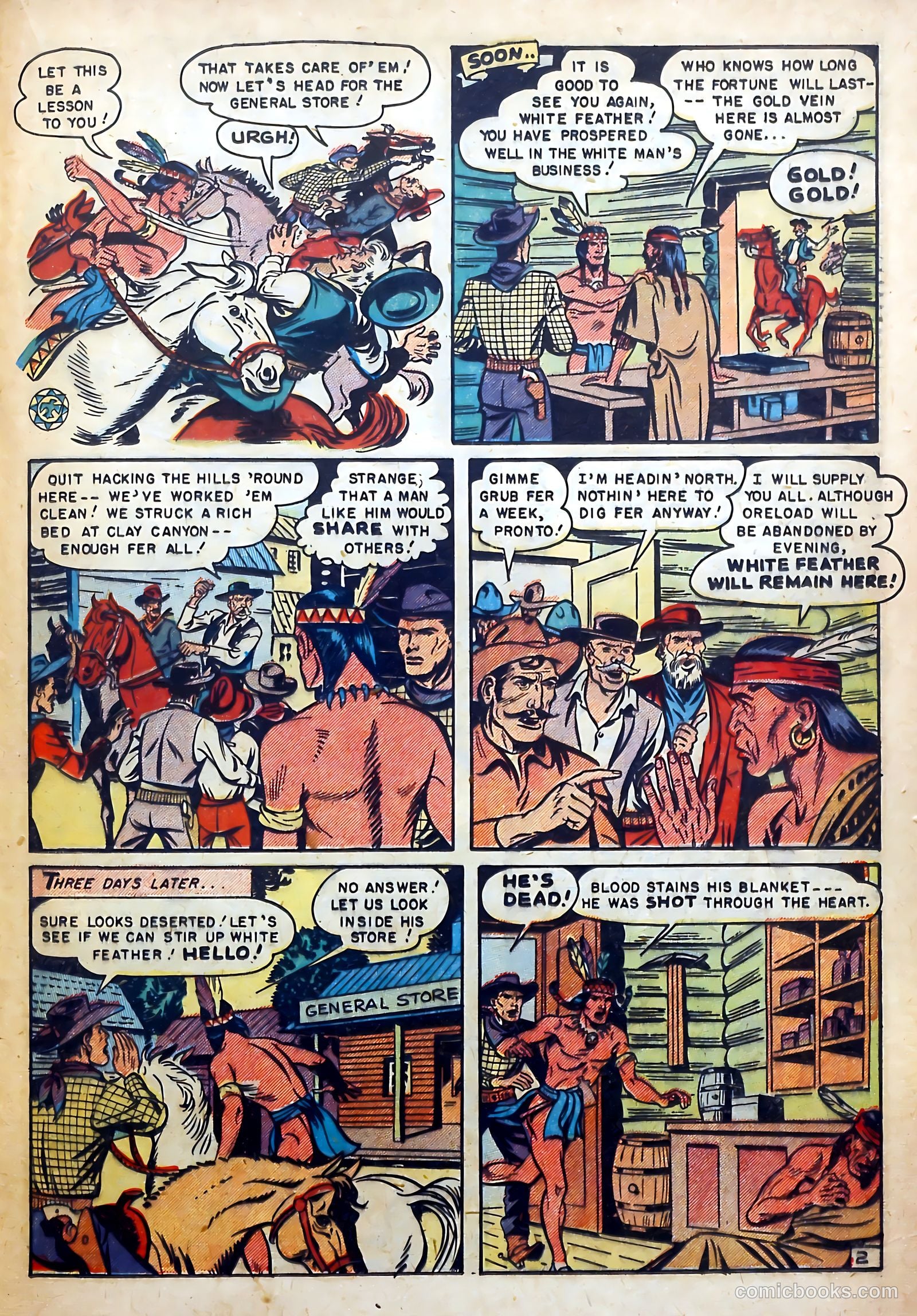 Redskin #4 (1951) — page 21 of 36