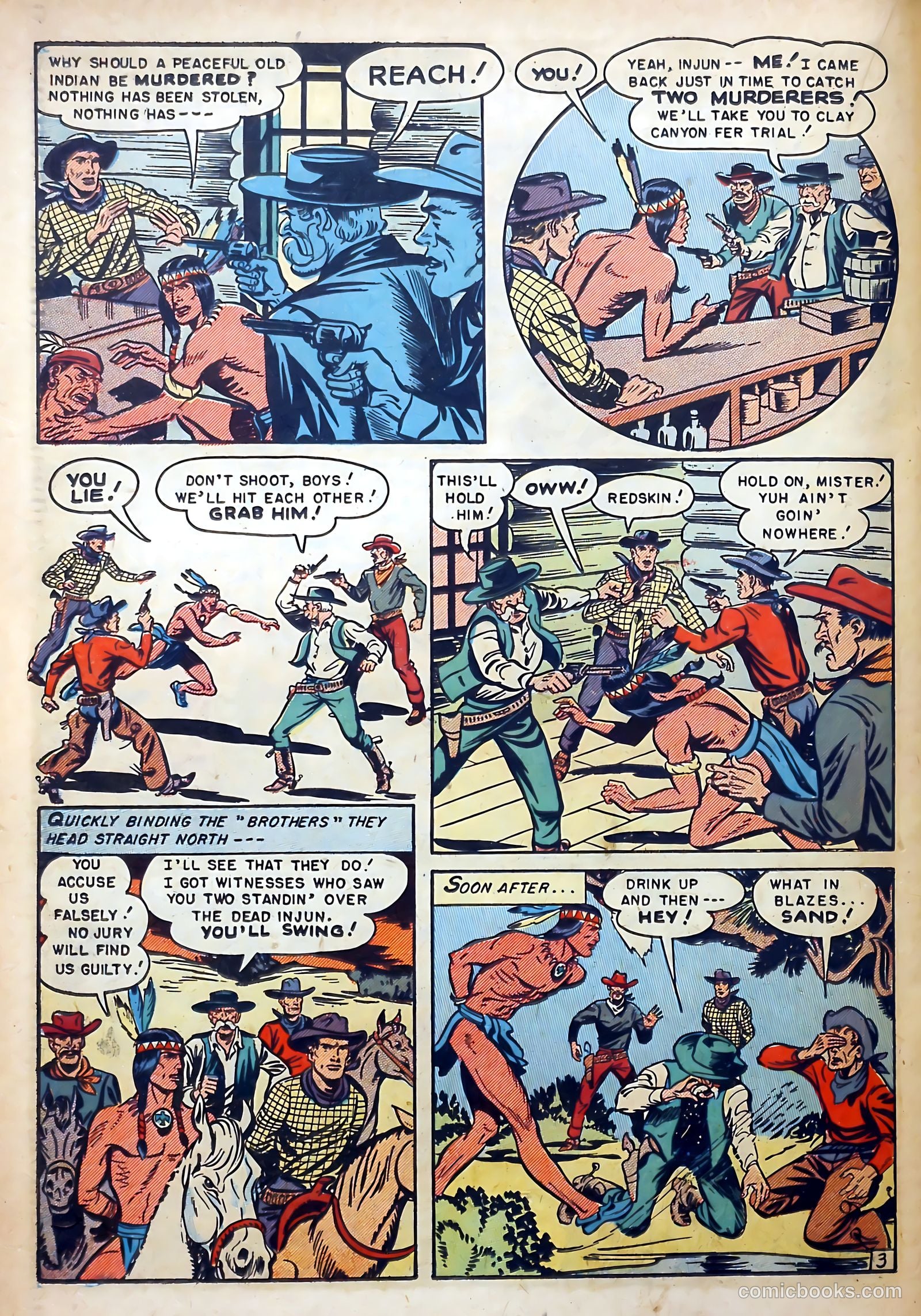 Redskin #4 (1951) — page 22 of 36