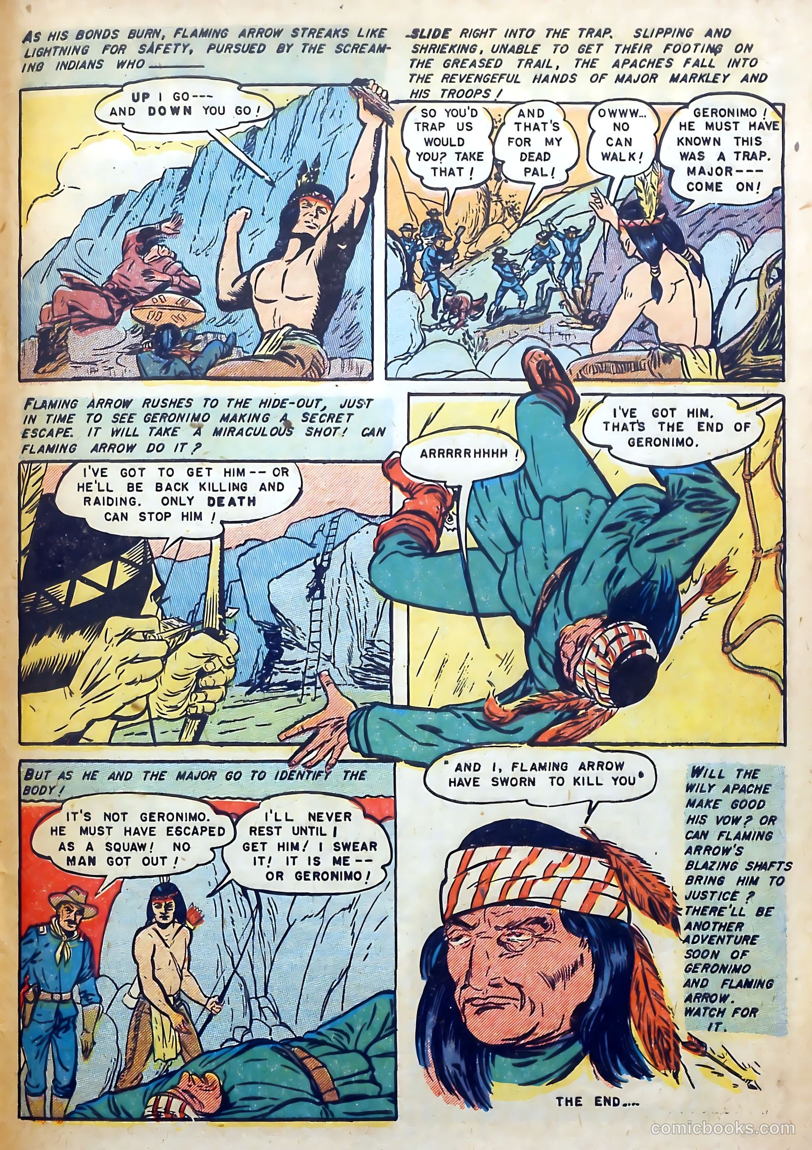 Redskin #4 (1951) — page 33 of 36