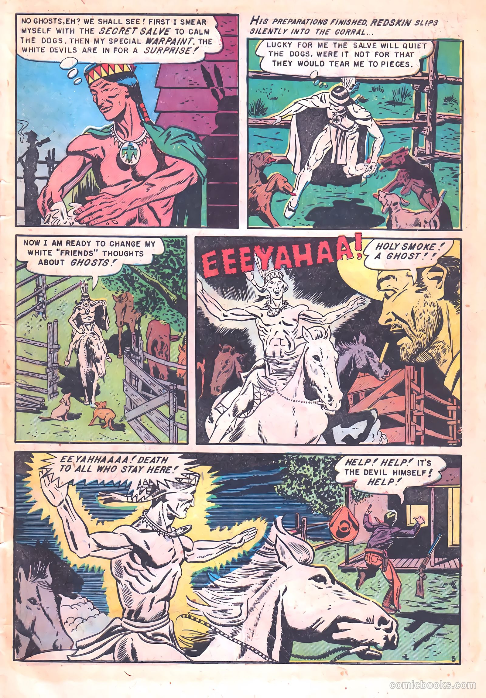 Redskin #5 (1951) — page 7 of 36
