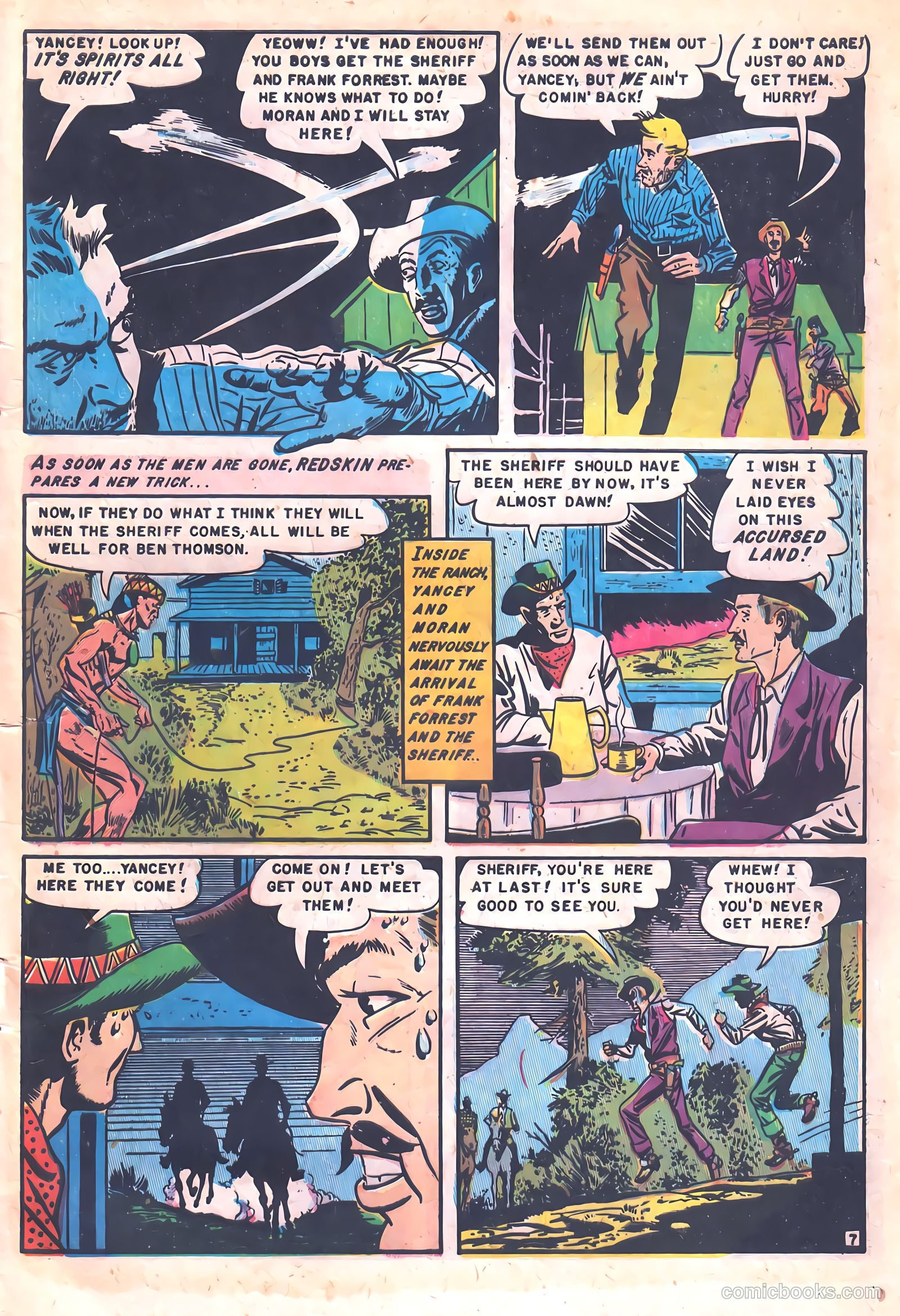 Redskin #5 (1951) — page 9 of 36