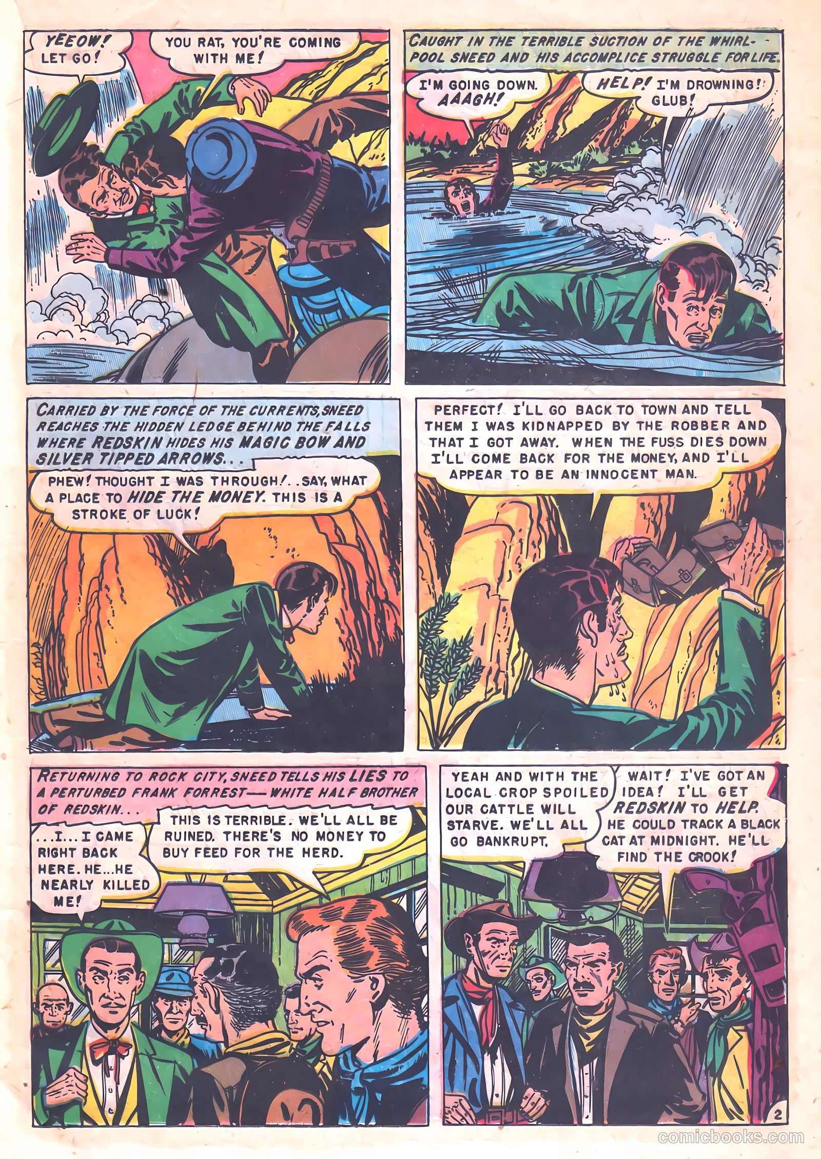 Redskin #5 (1951) — page 21 of 36