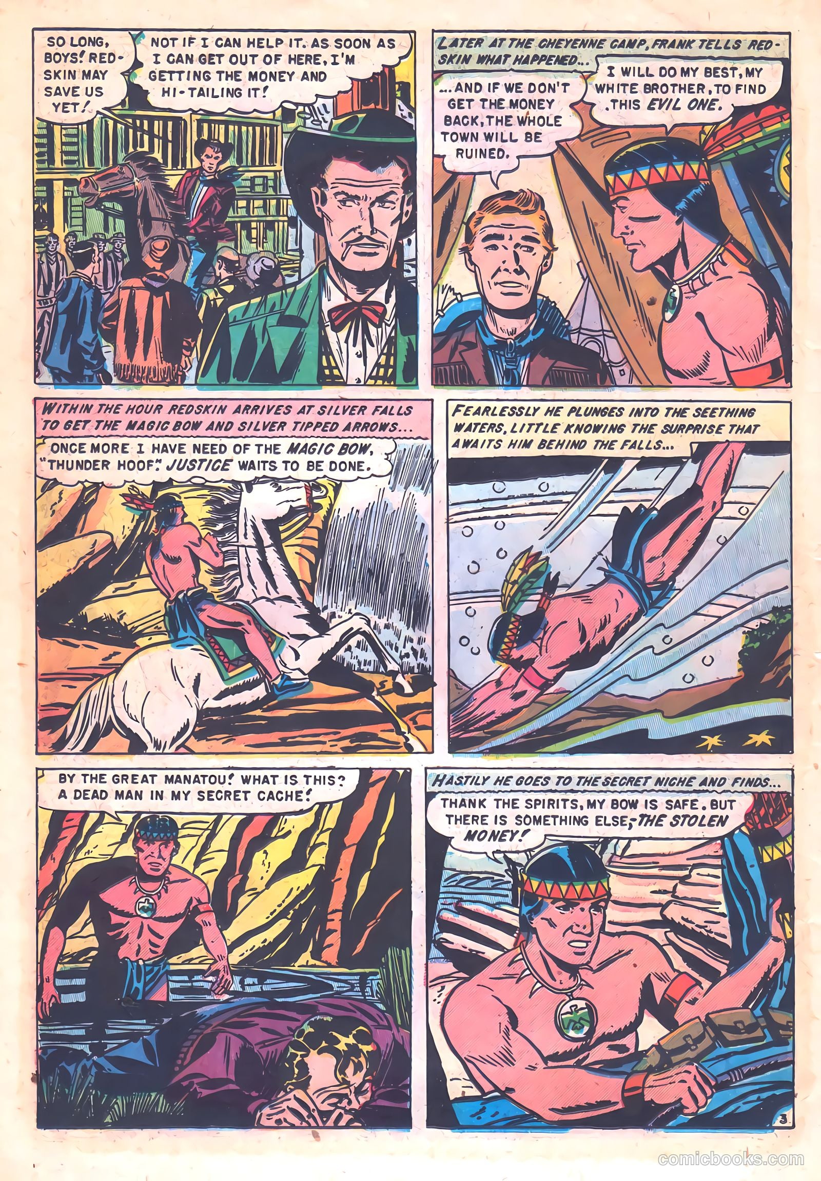 Redskin #5 (1951) — page 22 of 36
