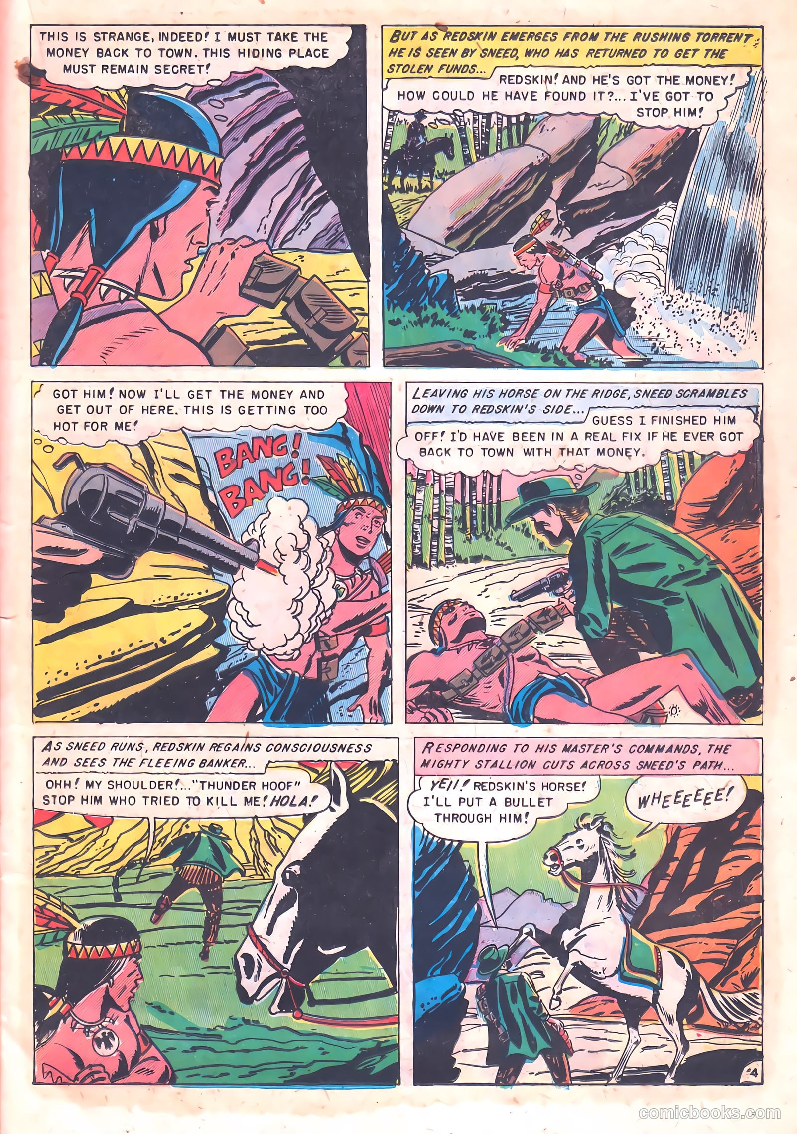 Redskin #5 (1951) — page 23 of 36