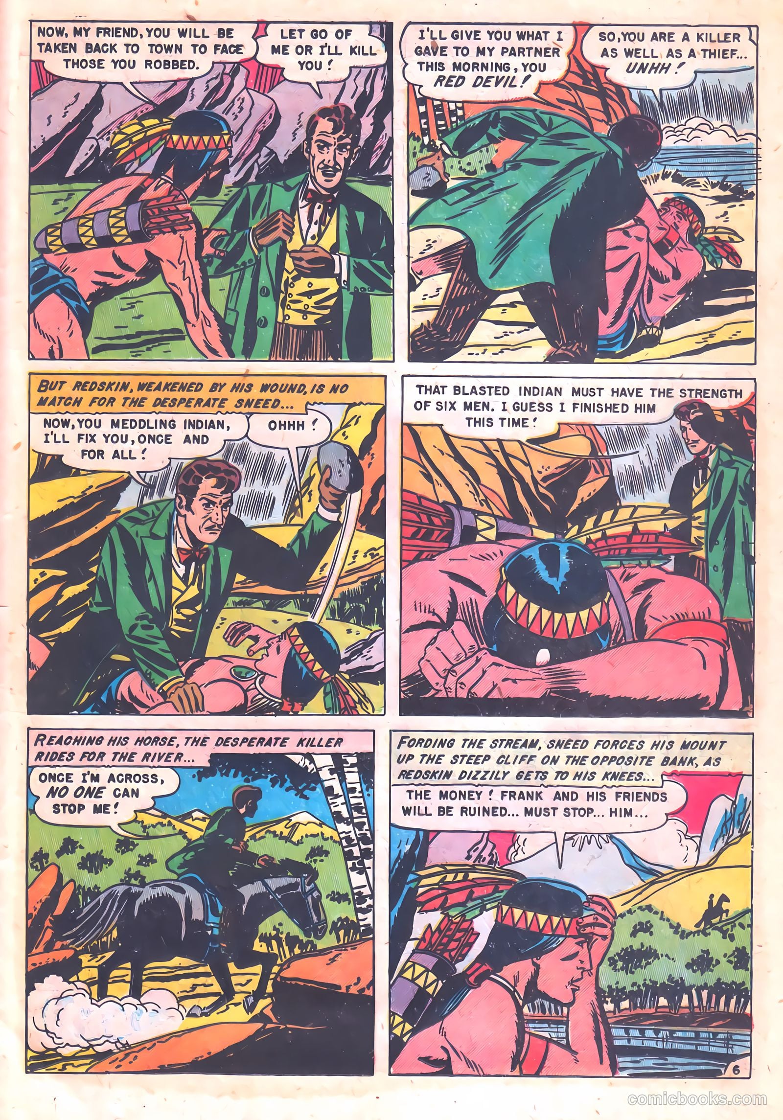 Redskin #5 (1951) — page 25 of 36