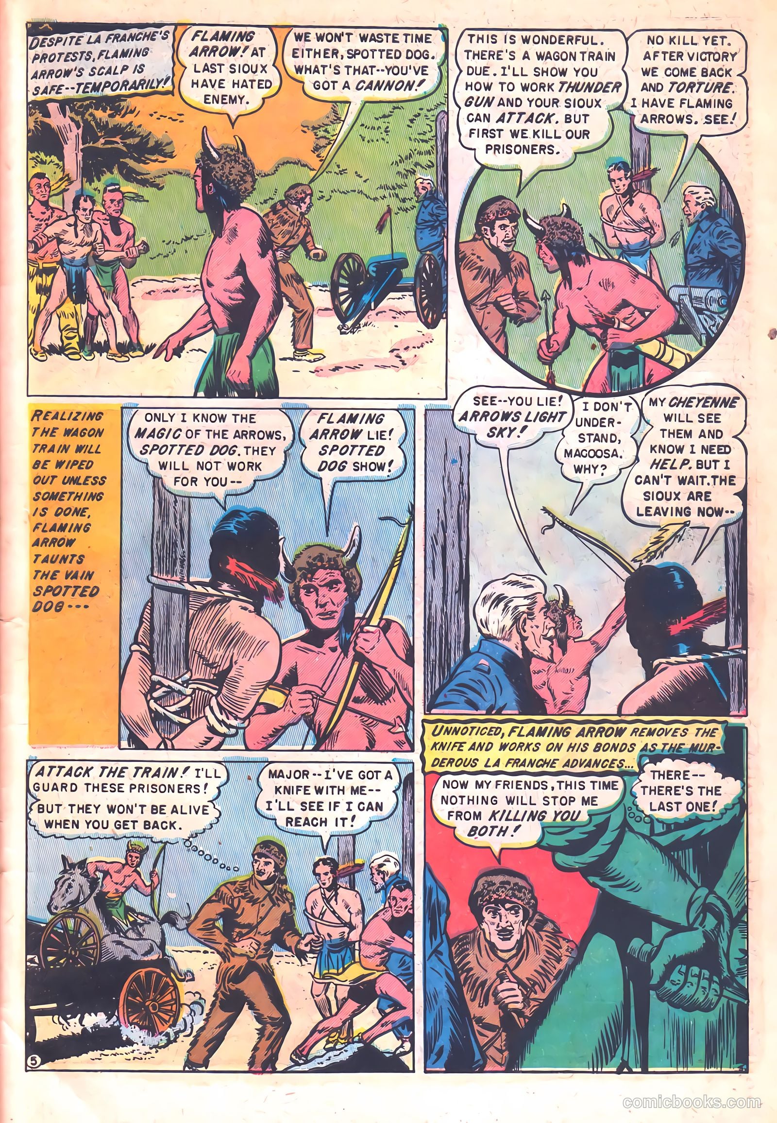 Redskin #5 (1951) — page 31 of 36