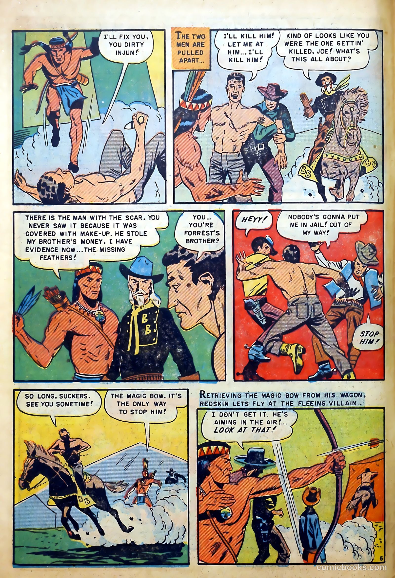Redskin #6 (1951) — page 8 of 36