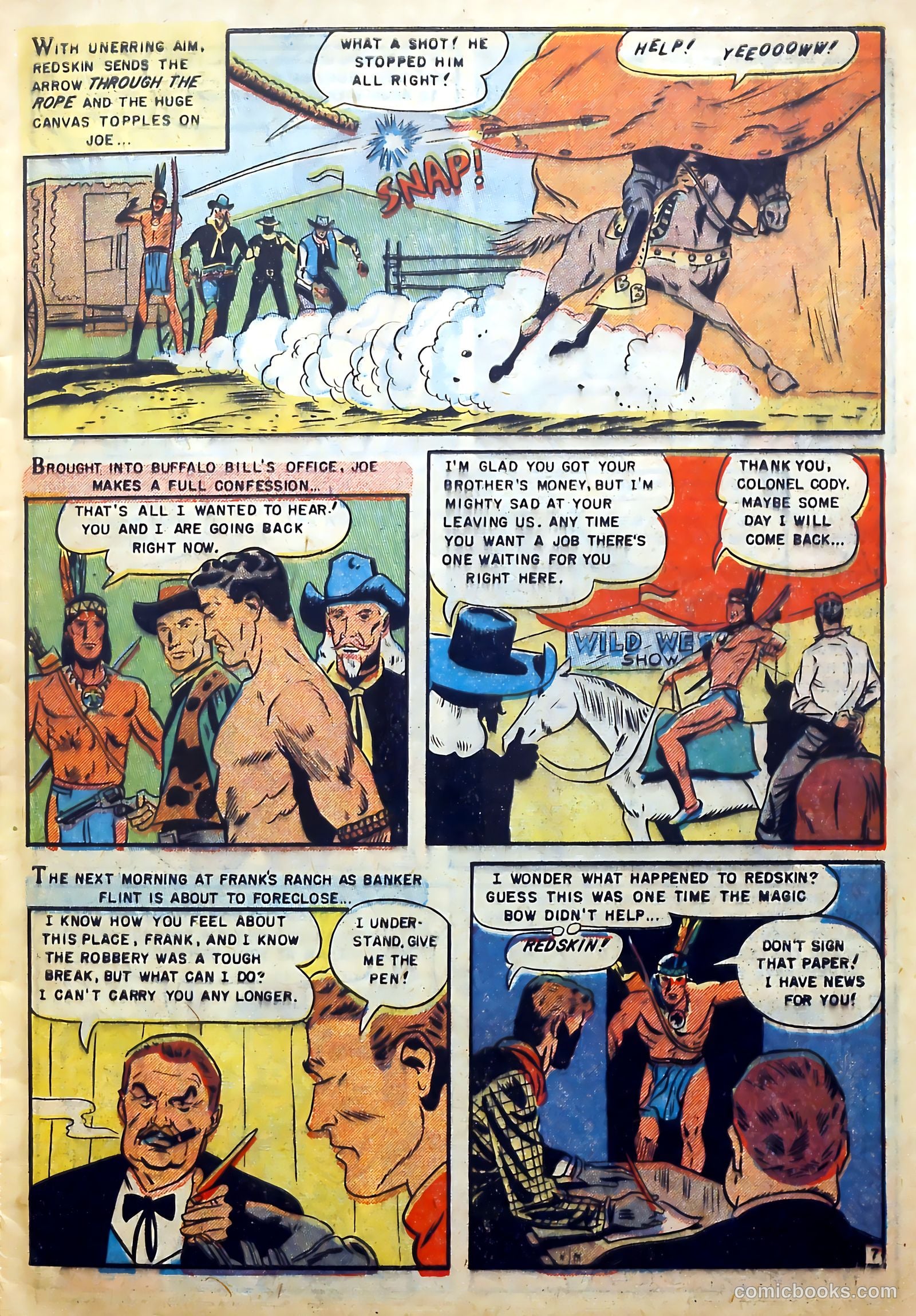 Redskin #6 (1951) — page 9 of 36
