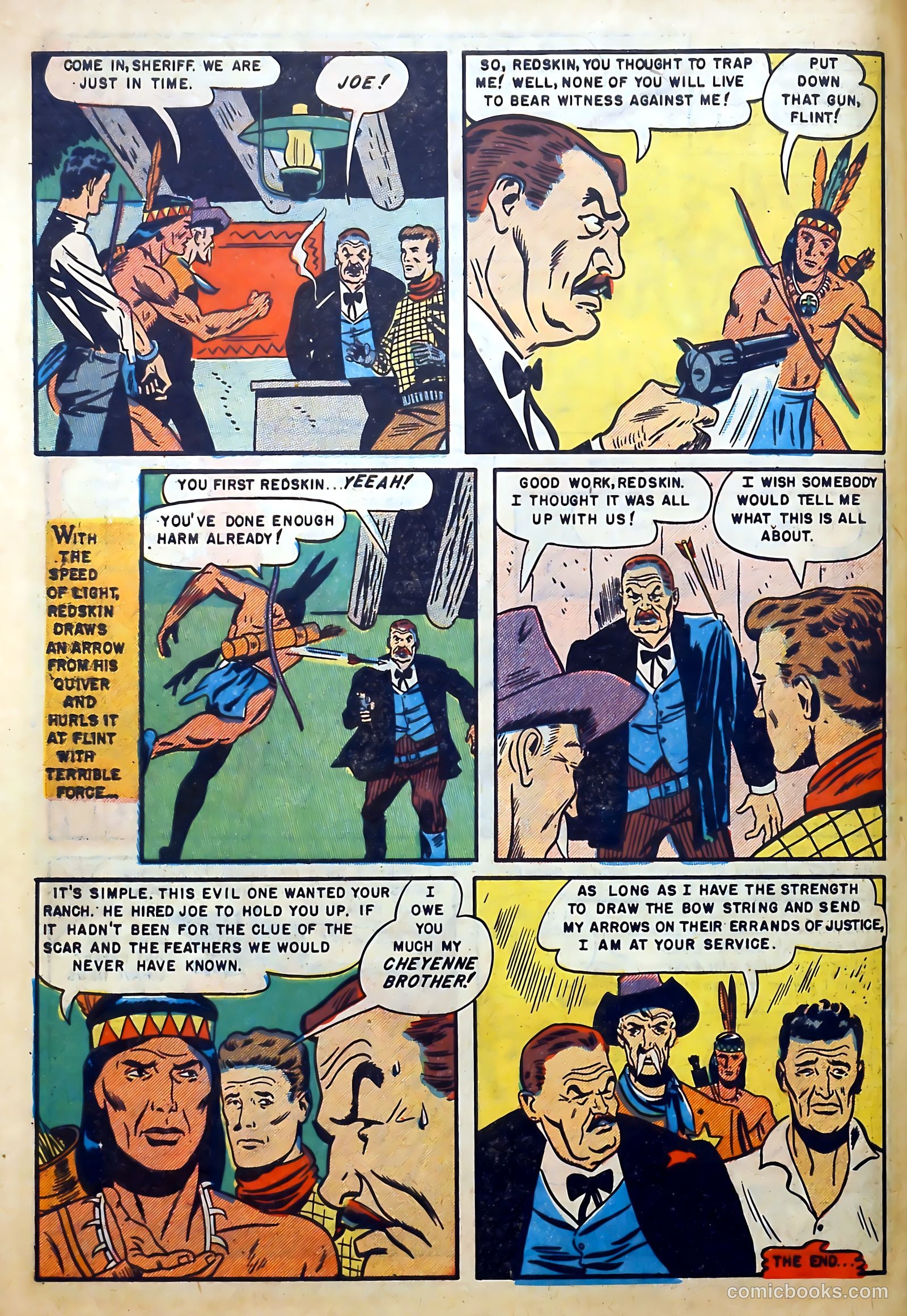 Redskin #6 (1951) — page 10 of 36