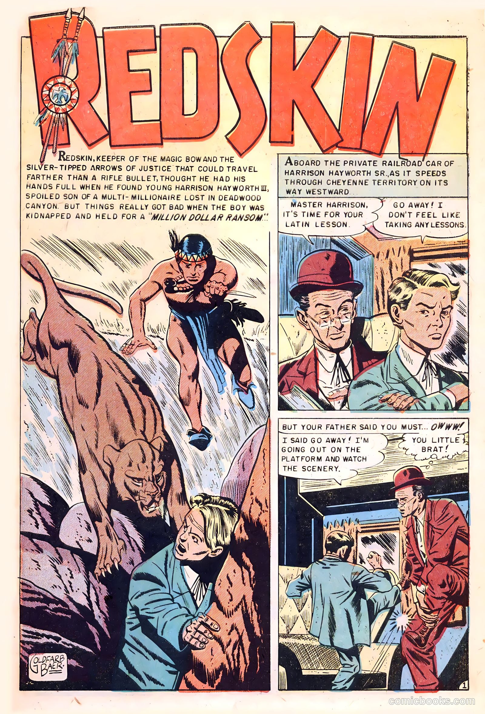 Redskin #9 (1952) — page 3 of 36