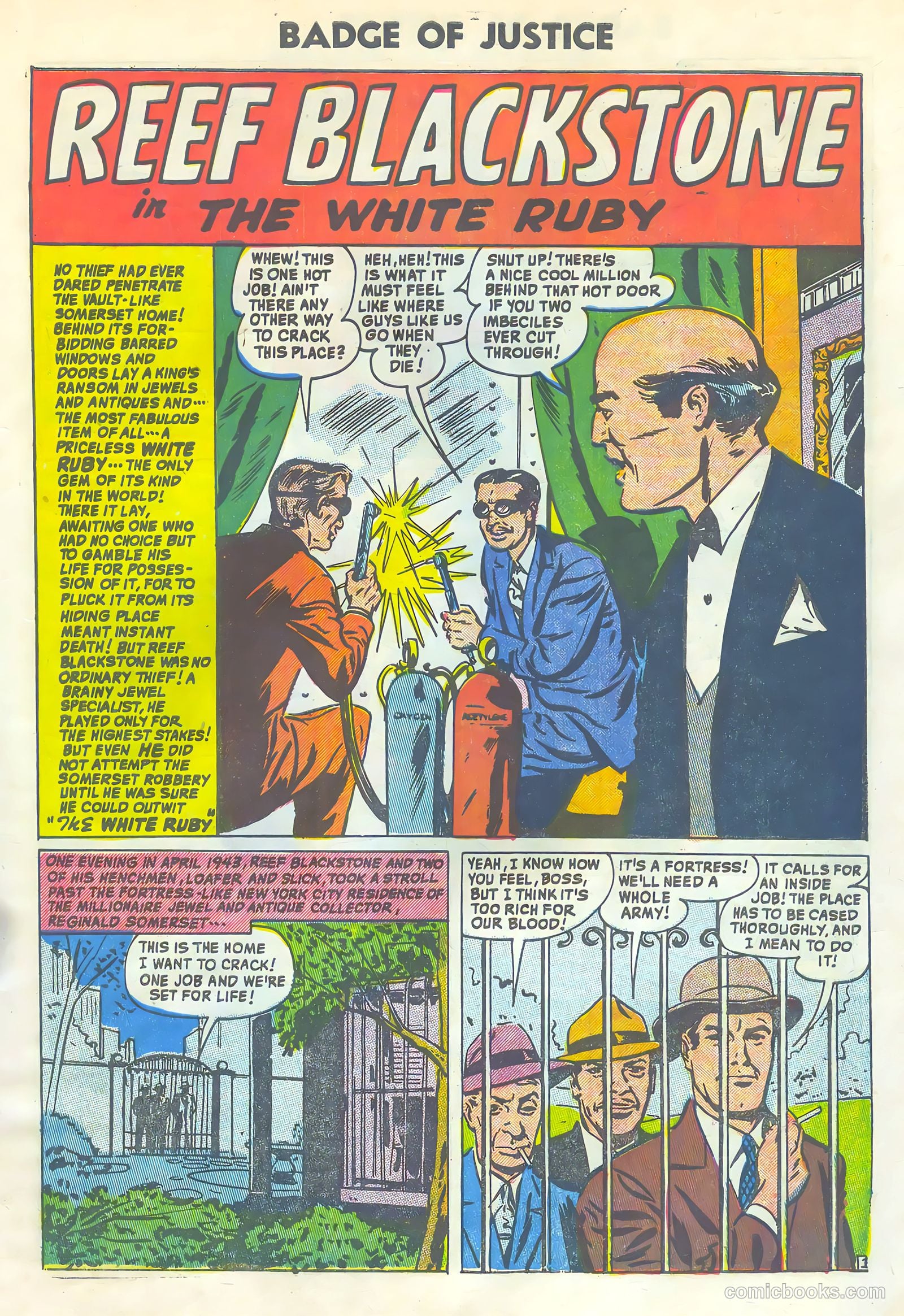 Badge of Justice #2 (1955) — page 3 of 36