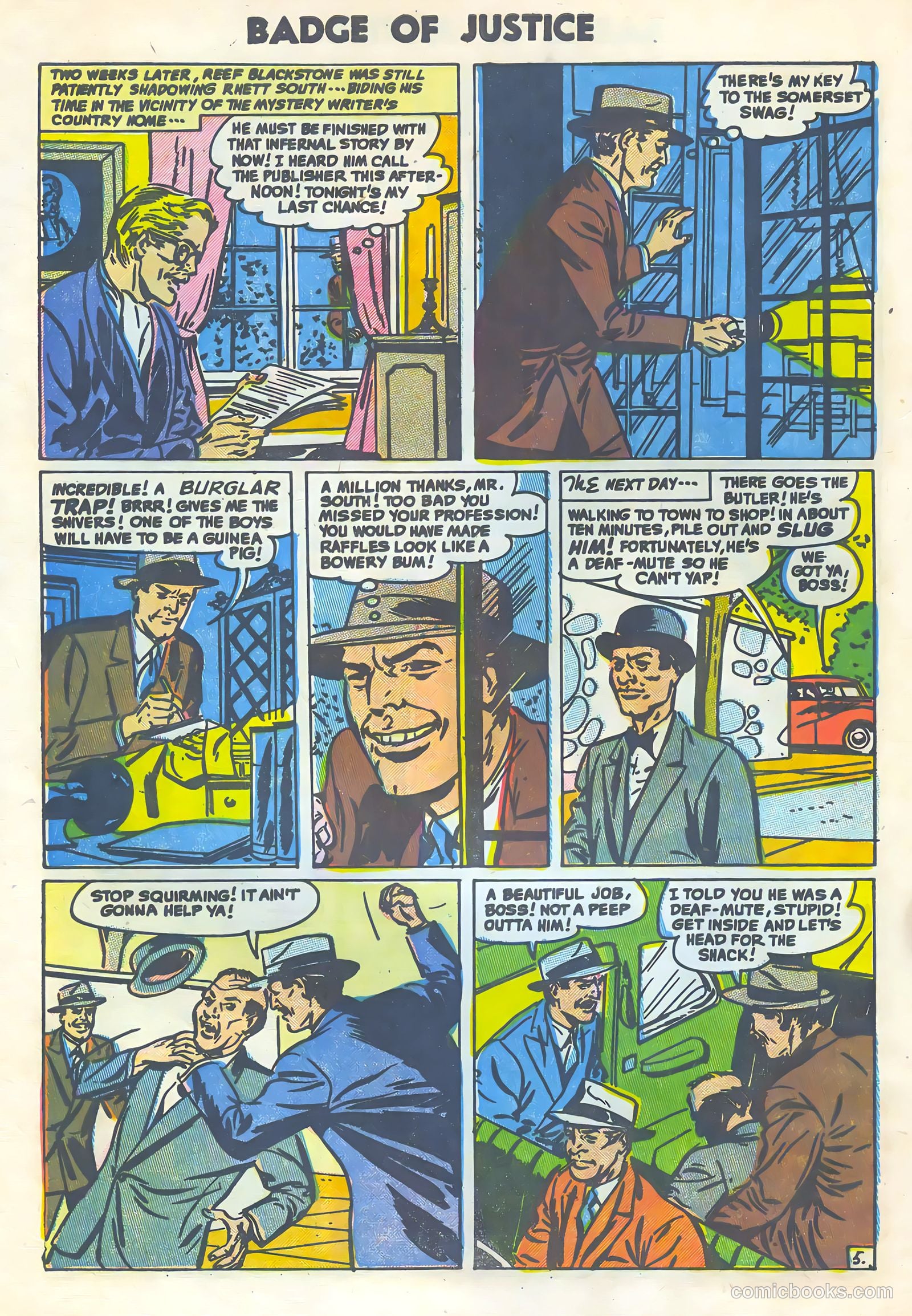 Badge of Justice #2 (1955) — page 8 of 36