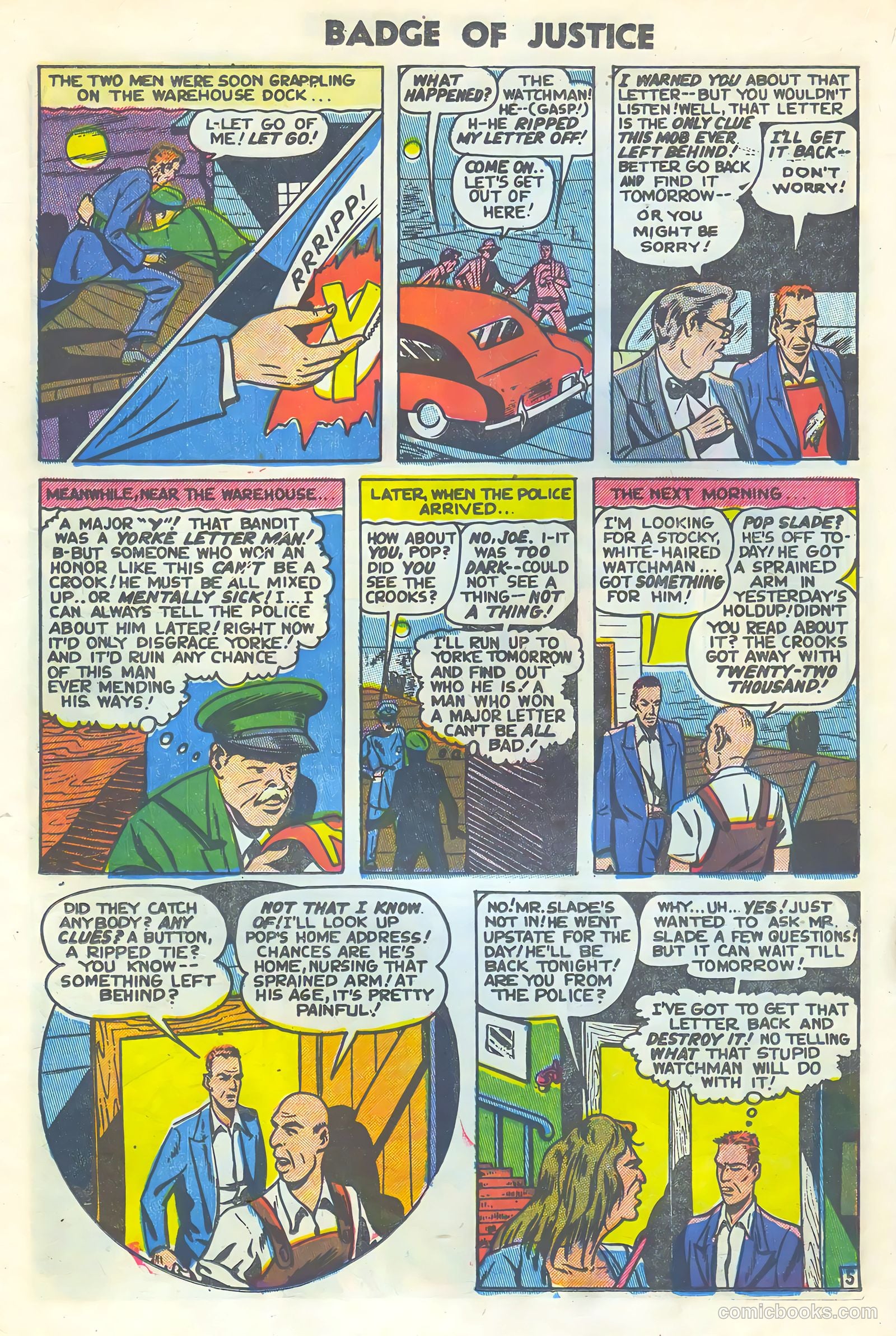 Badge of Justice #2 (1955) — page 18 of 36