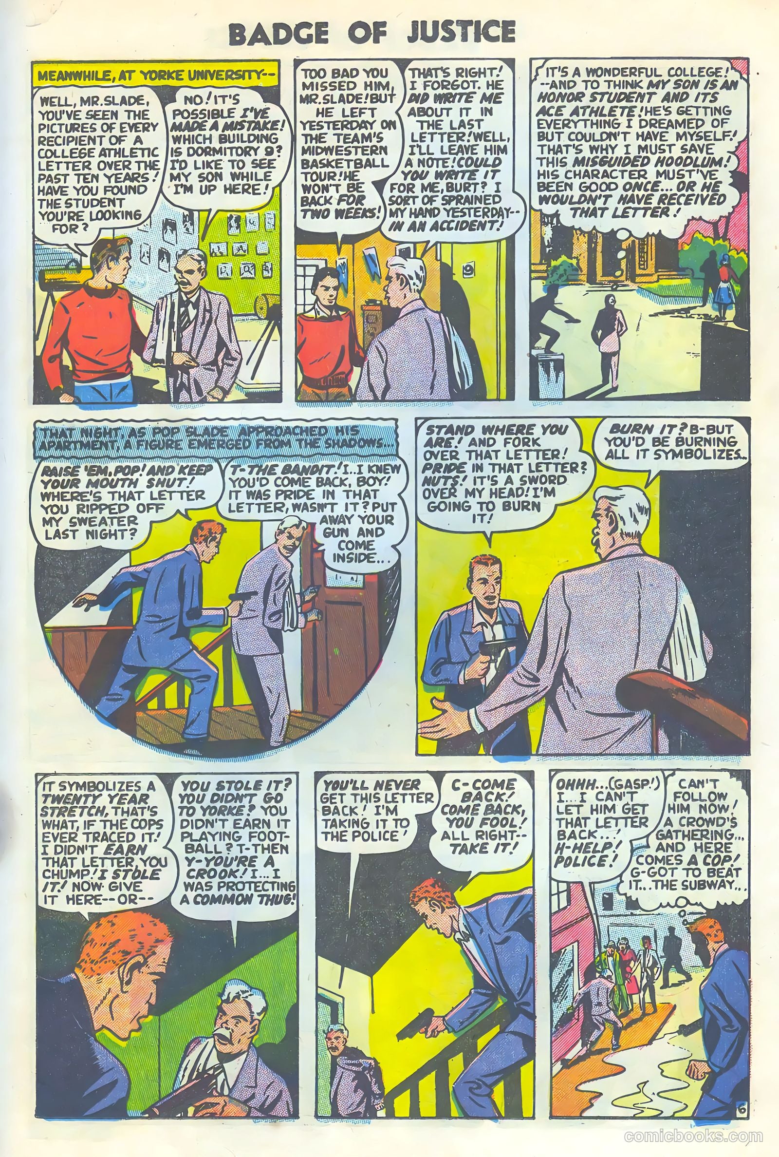 Badge of Justice #2 (1955) — page 19 of 36