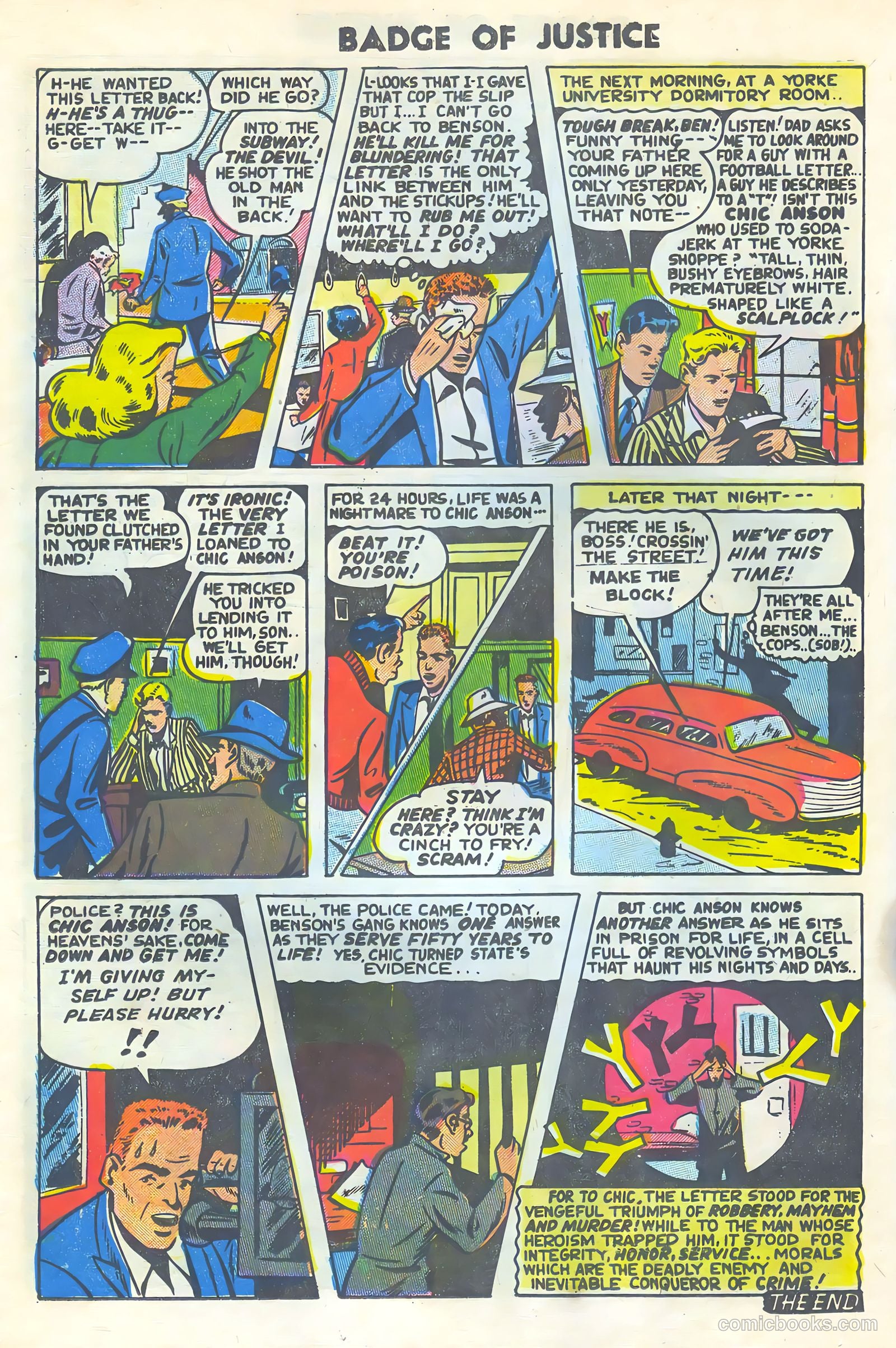 Badge of Justice #2 (1955) — page 20 of 36