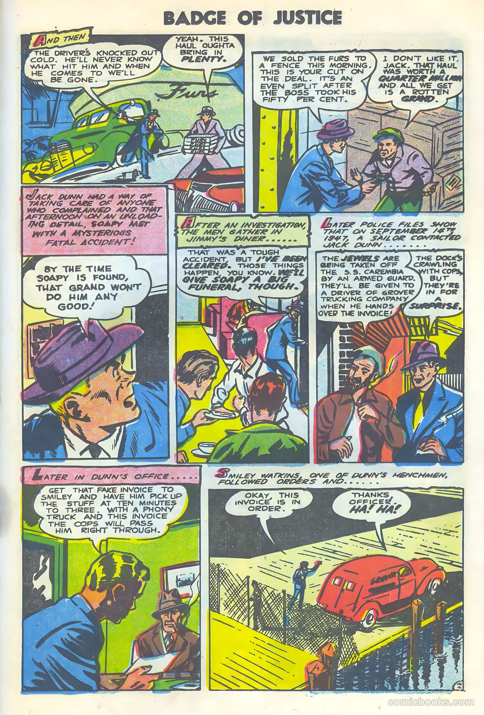 Badge of Justice #2 (1955) — page 23 of 36