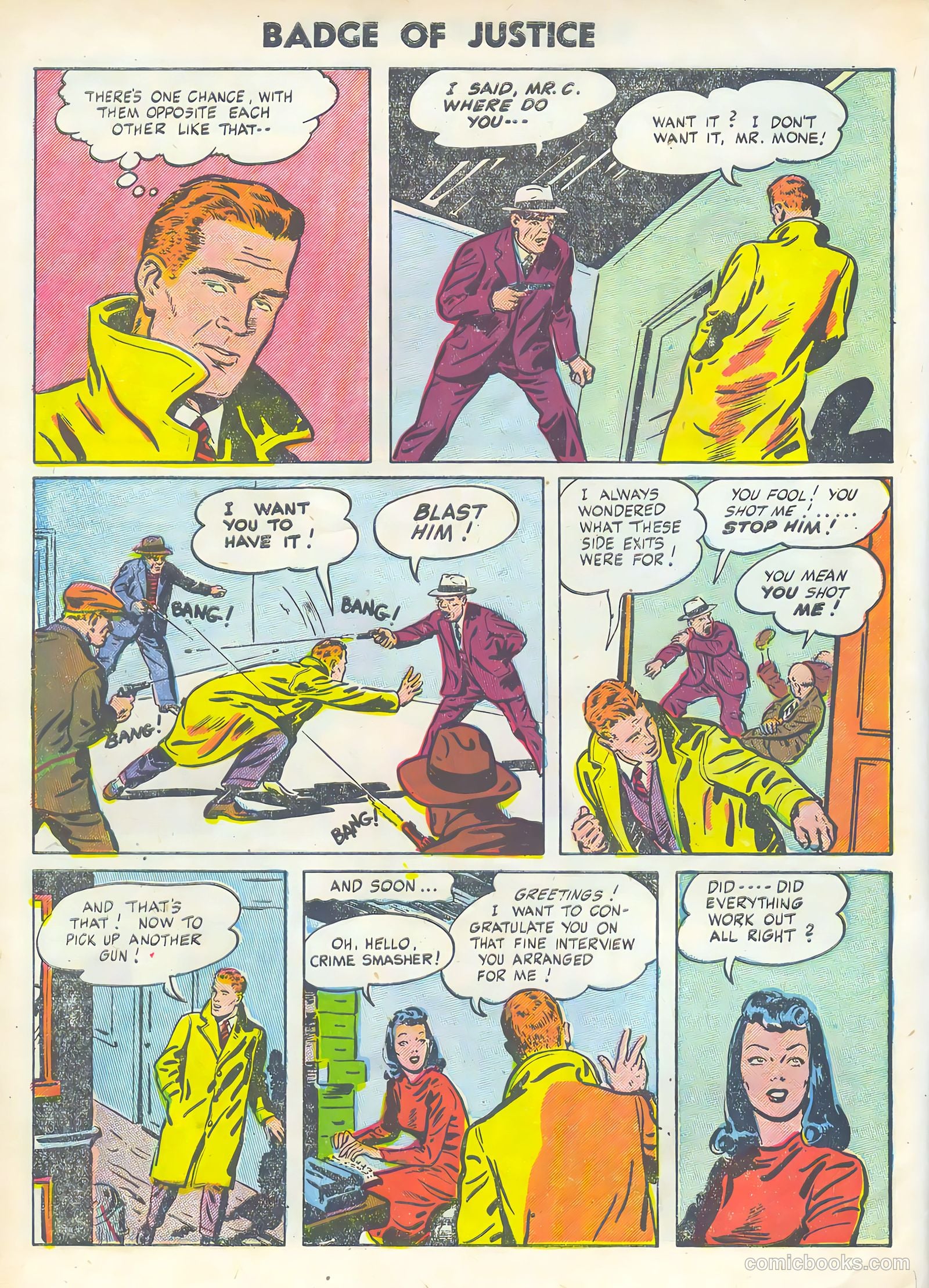 Badge of Justice #22 (1955) — page 6 of 36