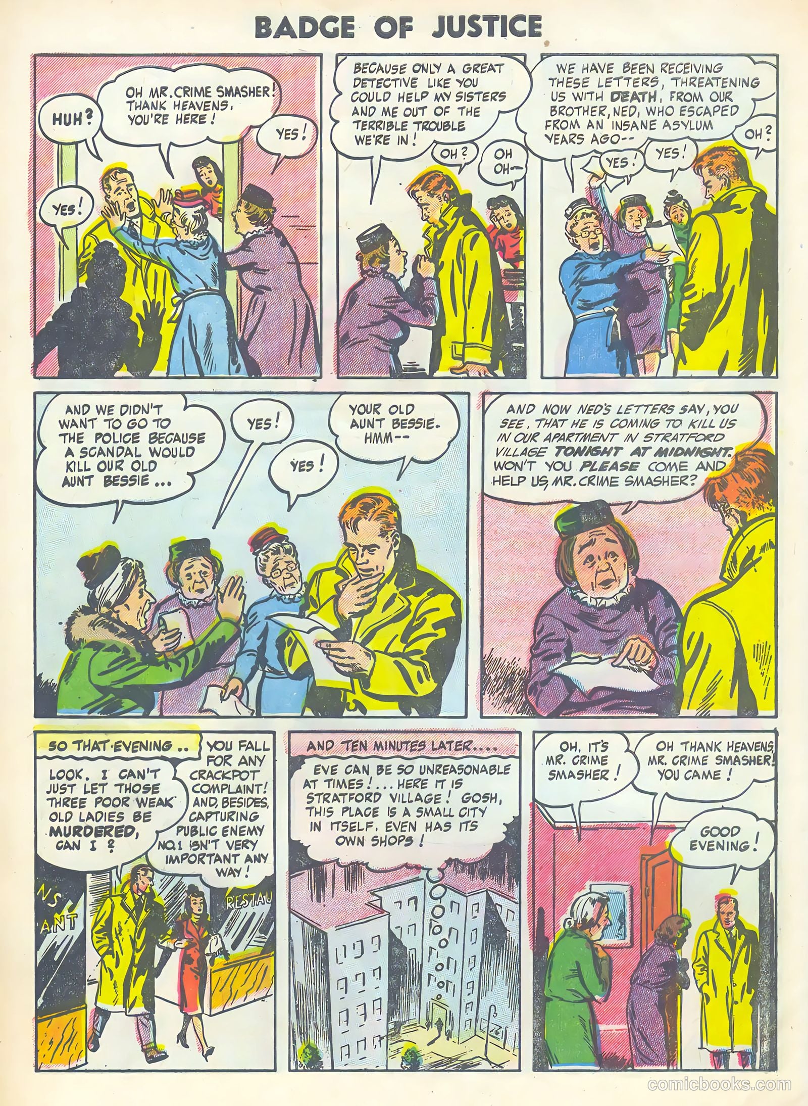 Badge of Justice #22 (1955) — page 8 of 36