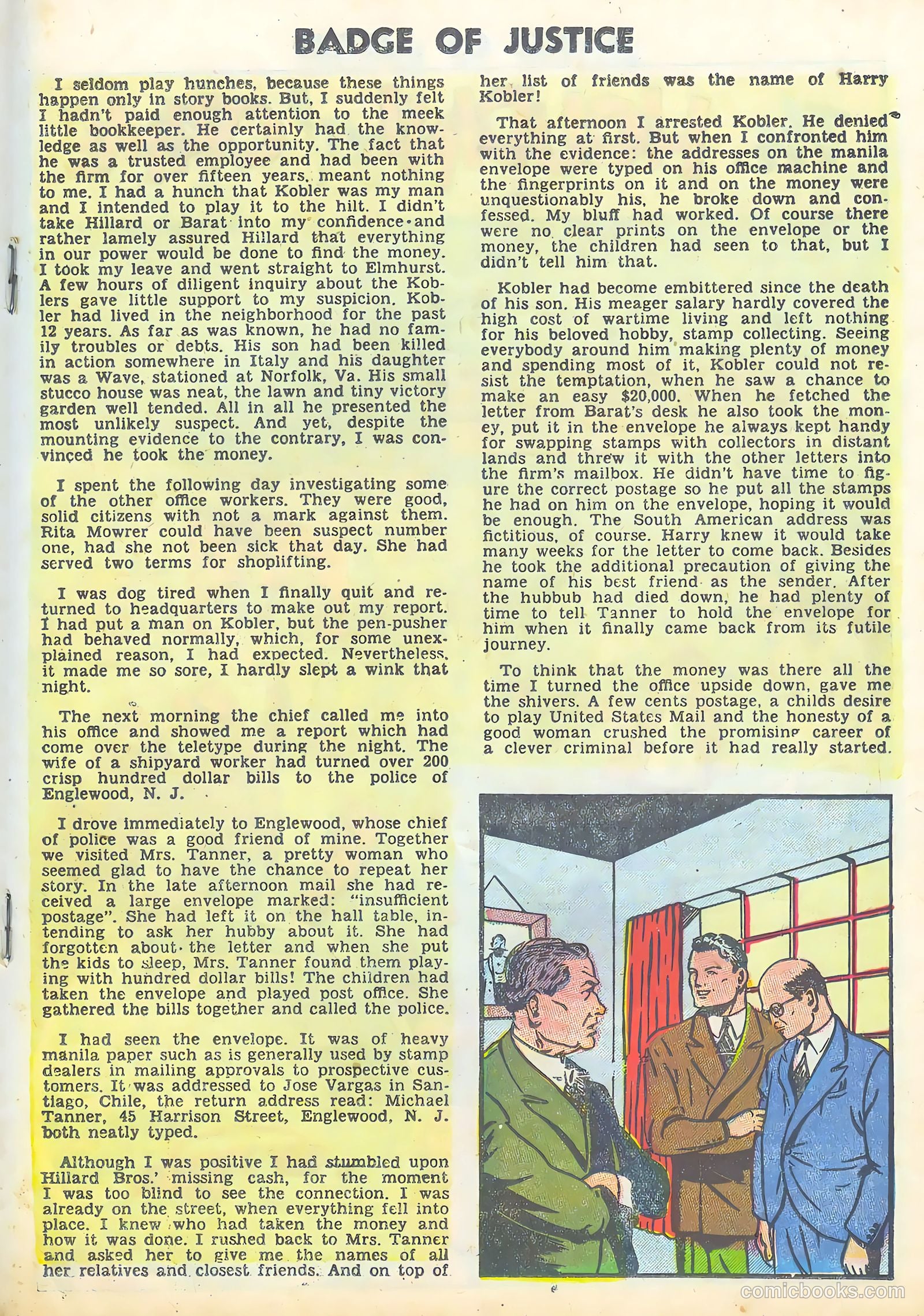 Badge of Justice #22 (1955) — page 19 of 36
