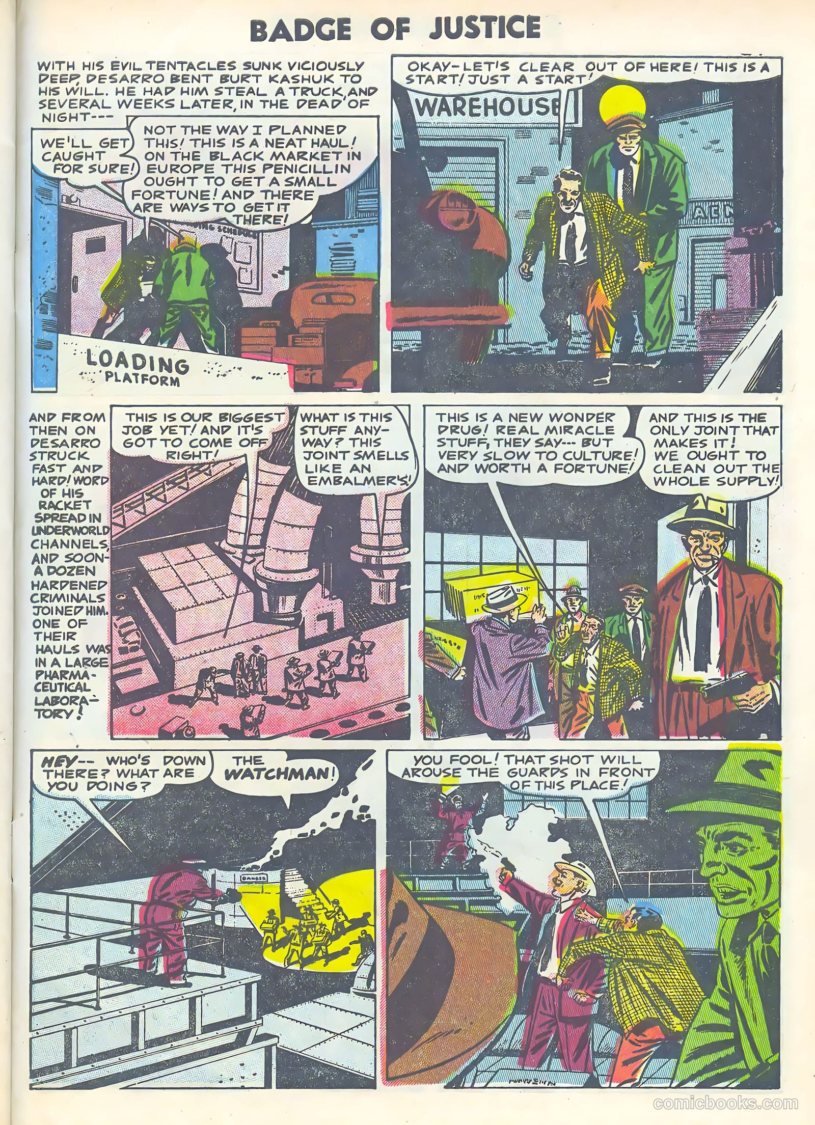 Badge of Justice #22 (1955) — page 29 of 36