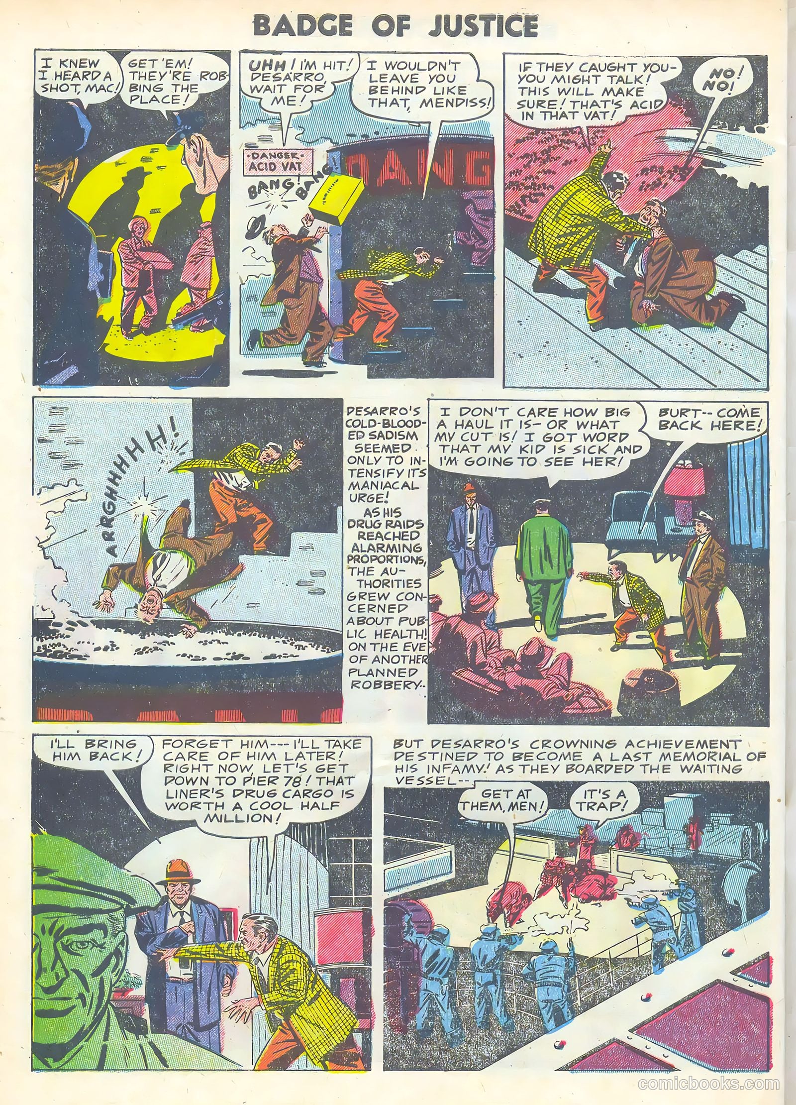 Badge of Justice #22 (1955) — page 30 of 36