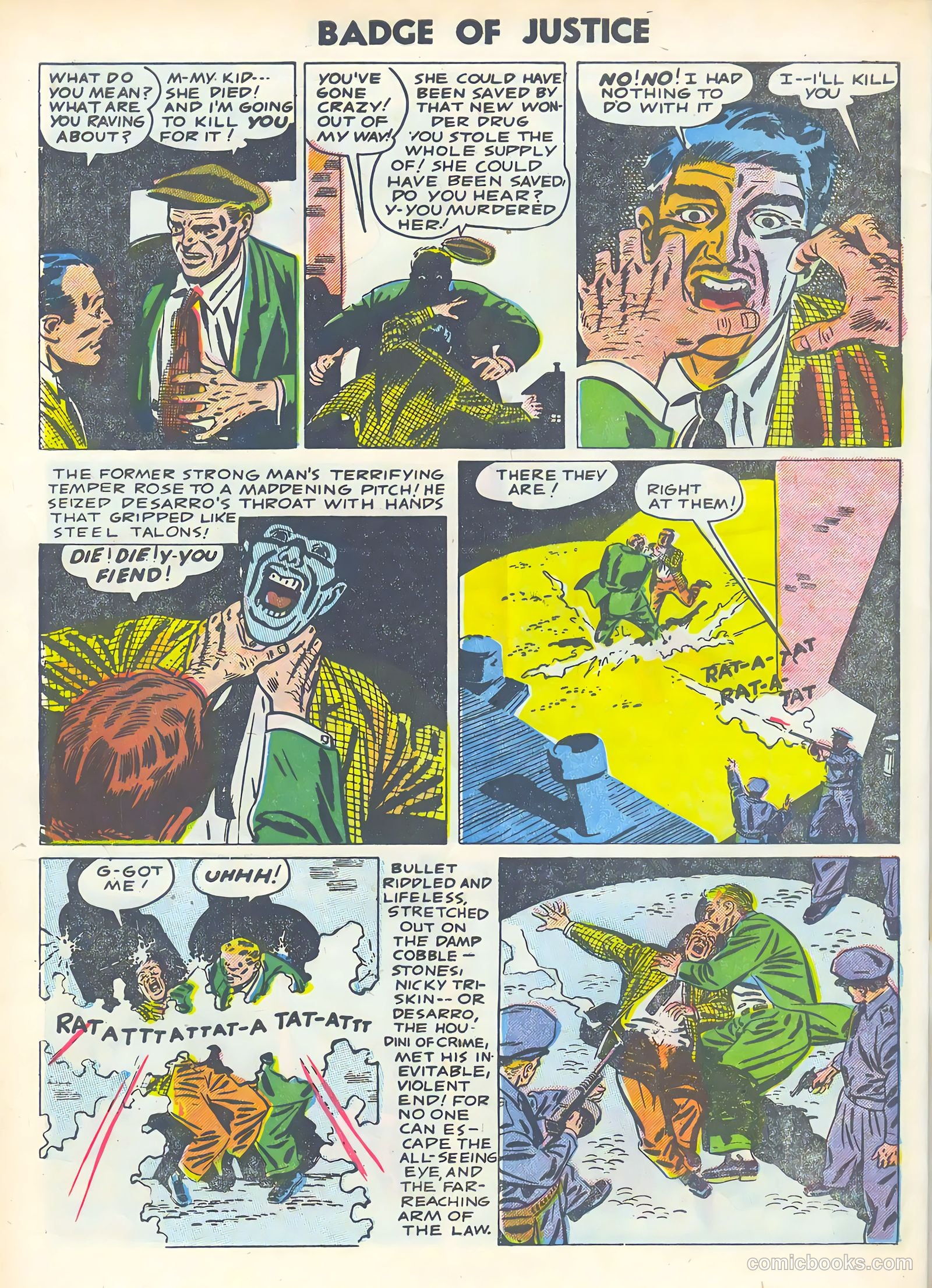 Badge of Justice #22 (1955) — page 32 of 36