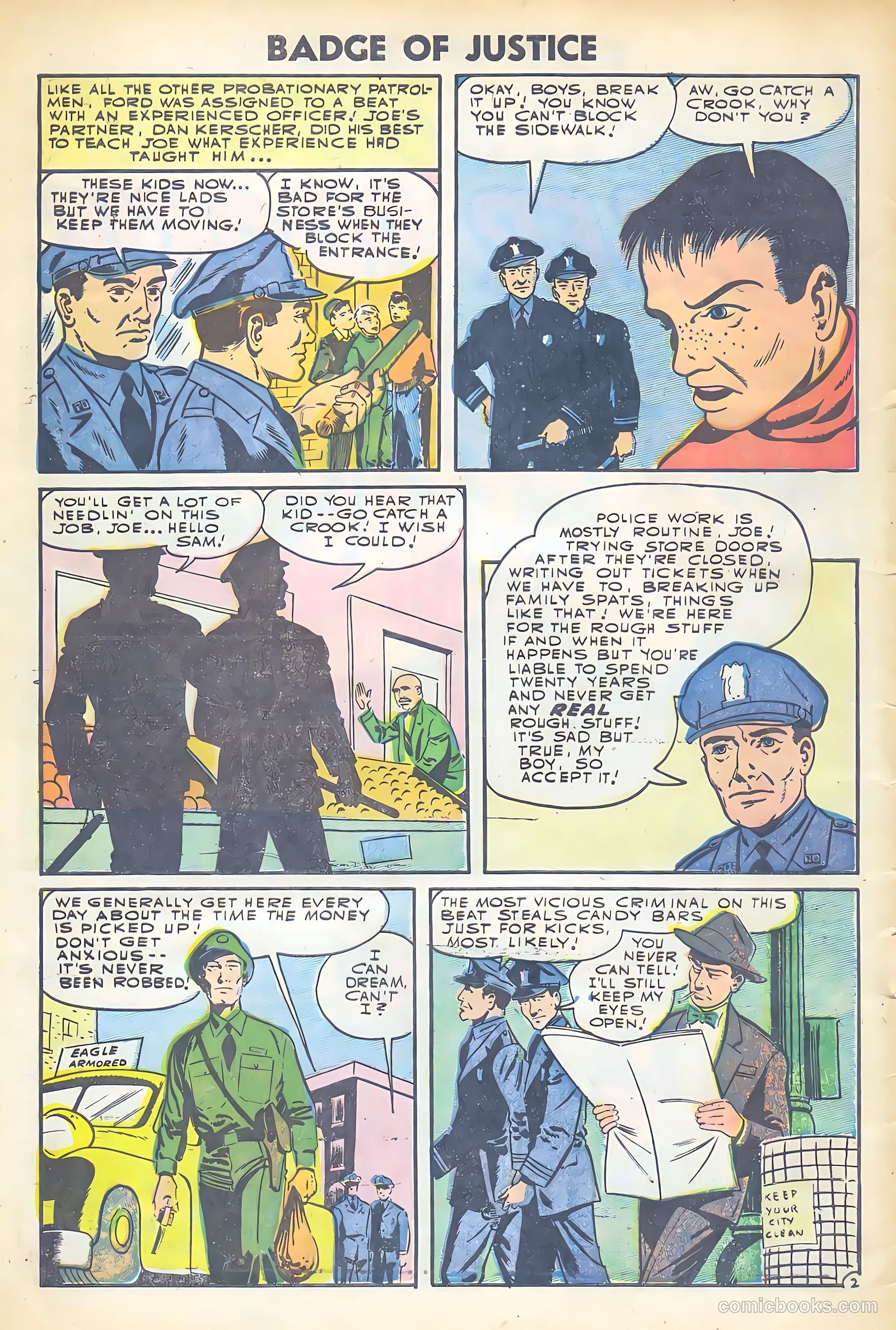 Badge of Justice #3 (1955) — page 4 of 36