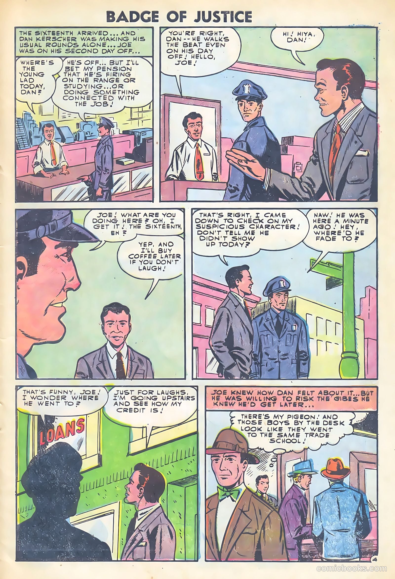 Badge of Justice #3 (1955) — page 7 of 36