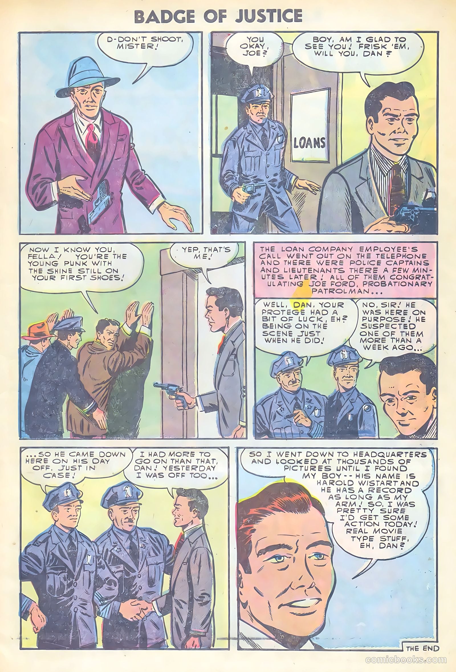 Badge of Justice #3 (1955) — page 9 of 36