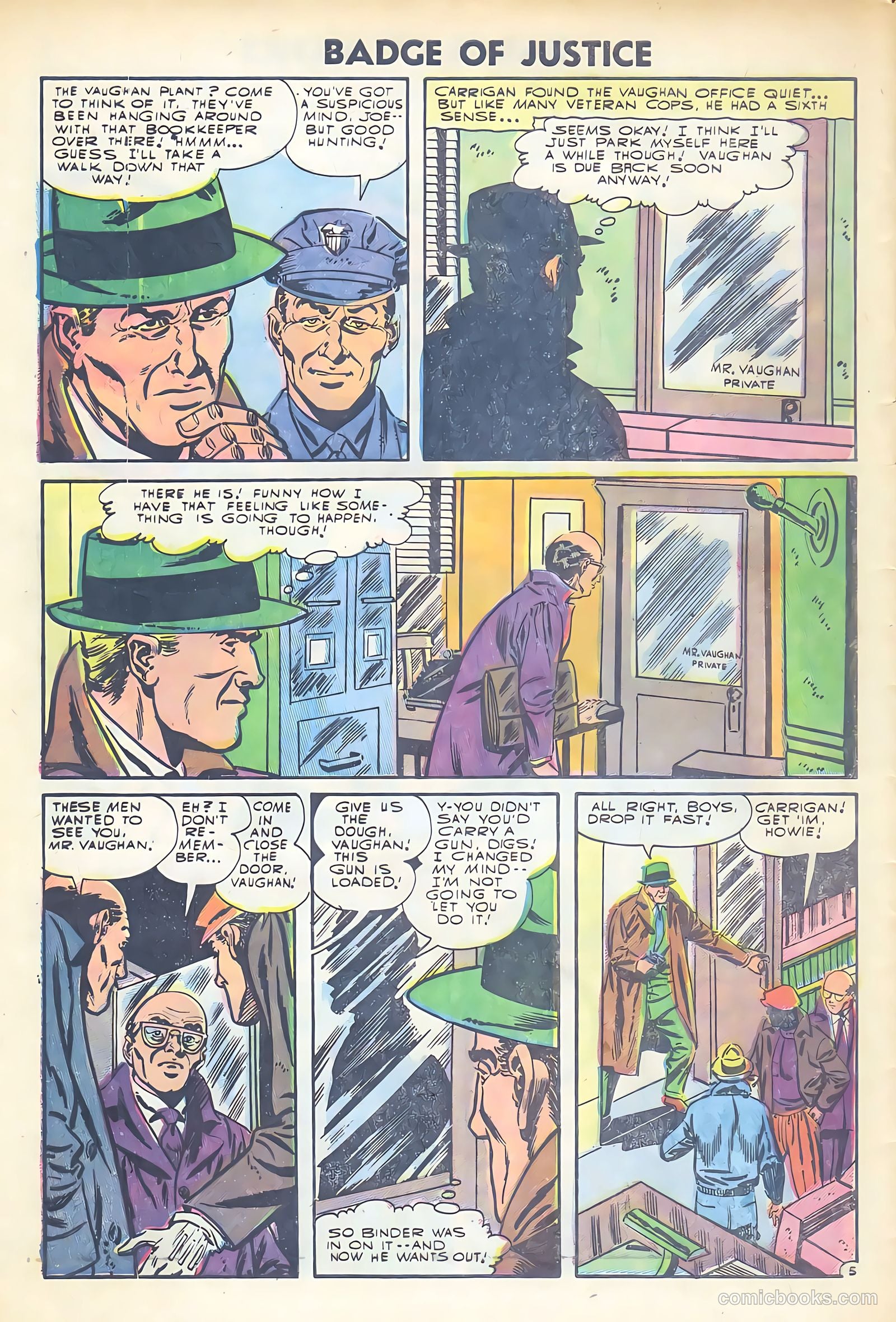 Badge of Justice #3 (1955) — page 28 of 36