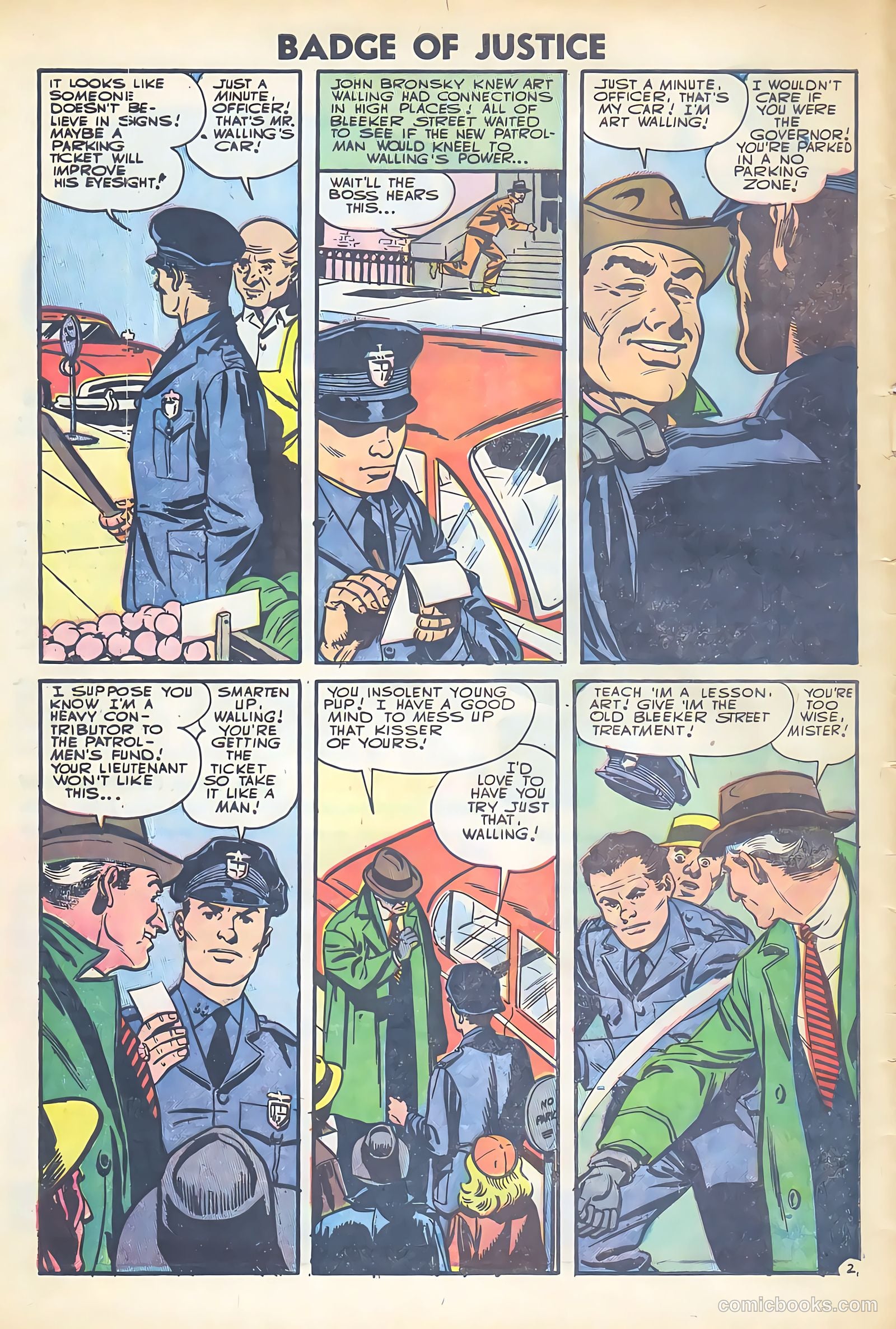 Badge of Justice #3 (1955) — page 32 of 36