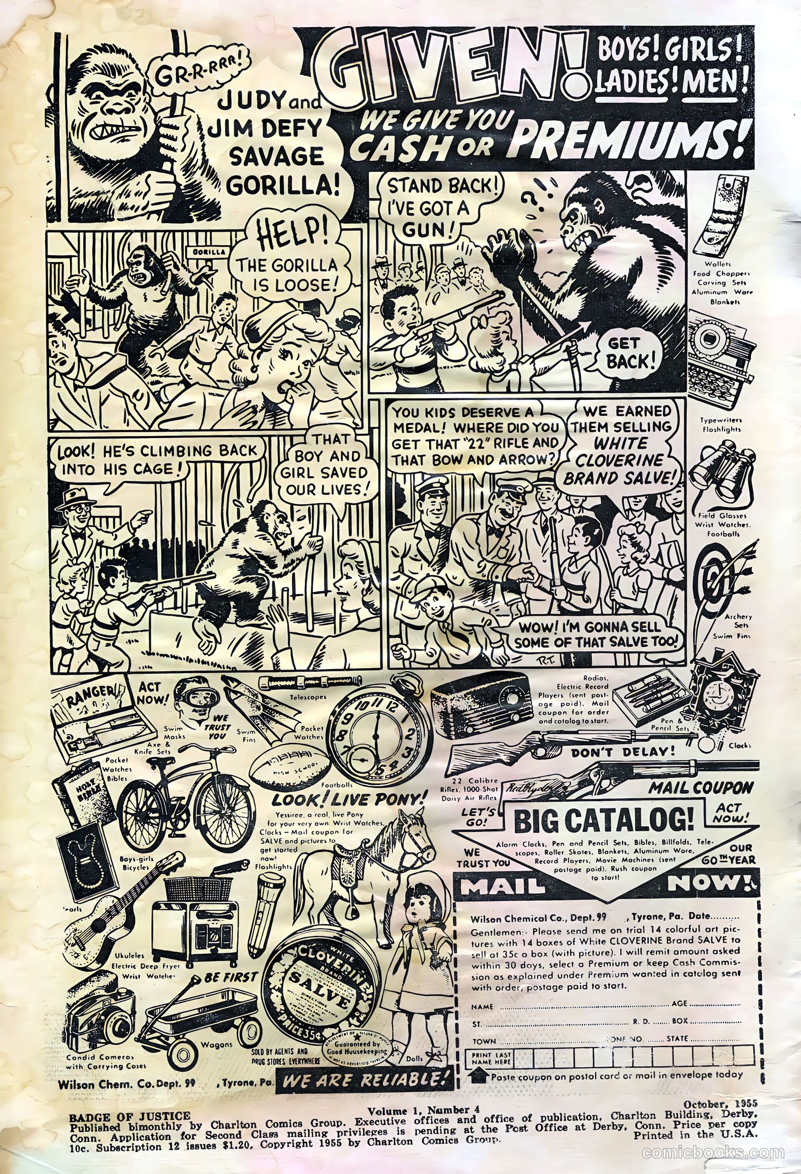 Badge of Justice #4 (1955) — page 2 of 36