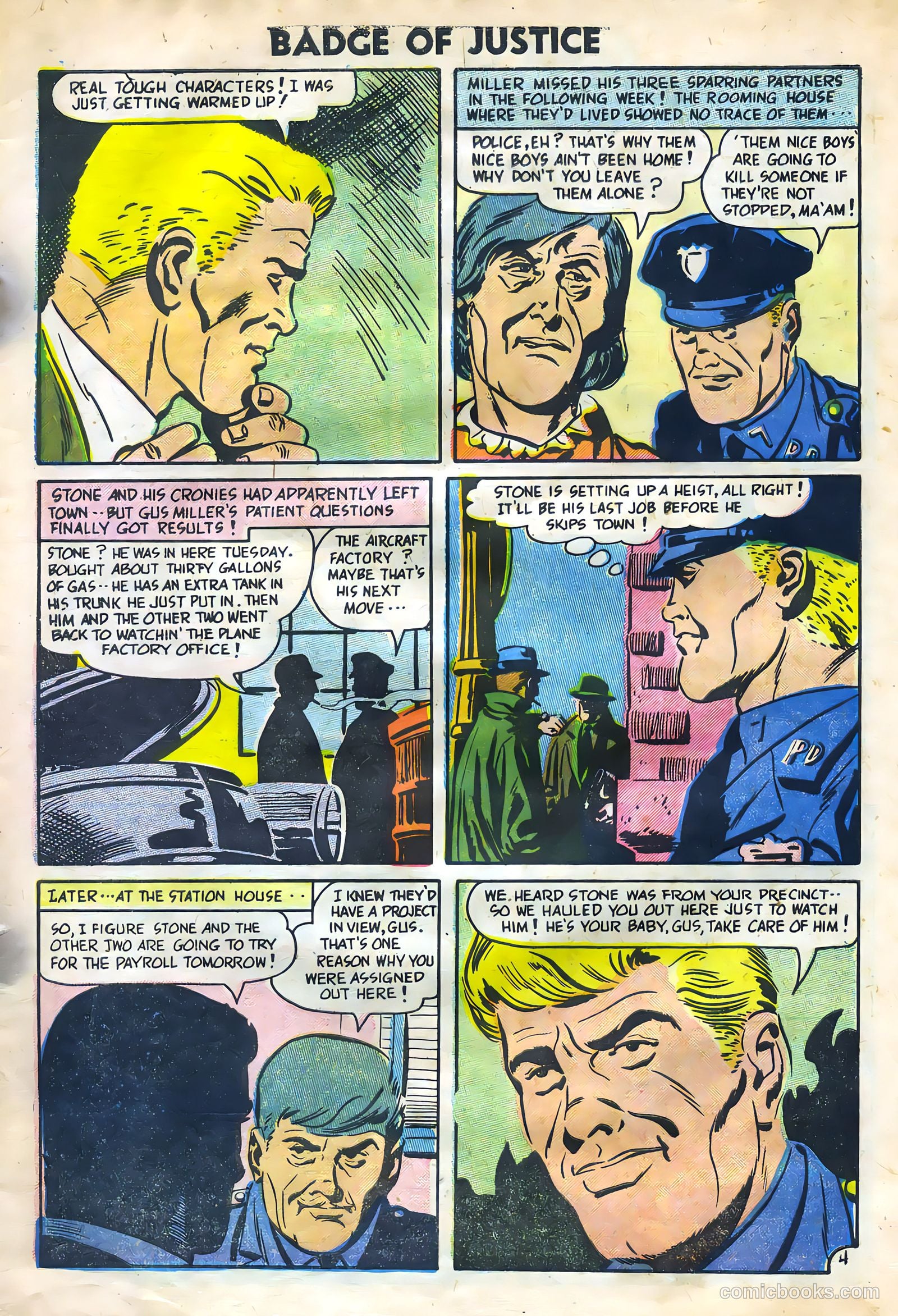 Badge of Justice #4 (1955) — page 7 of 36