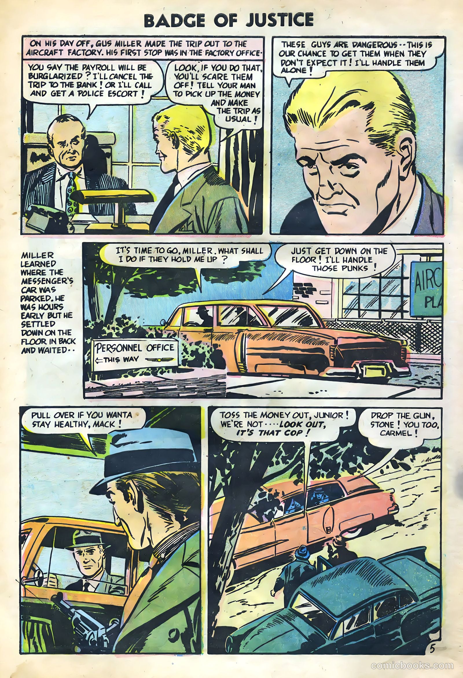 Badge of Justice #4 (1955) — page 8 of 36
