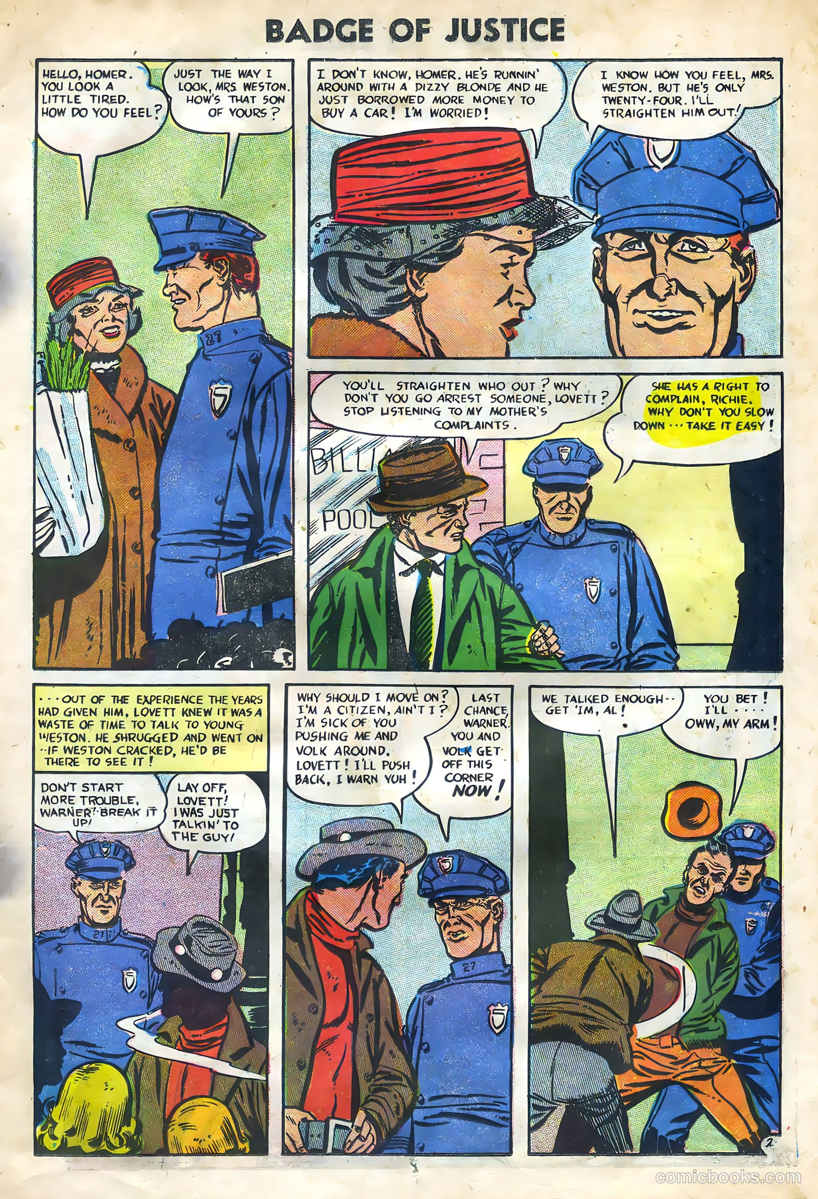 Badge of Justice #4 (1955) — page 11 of 36