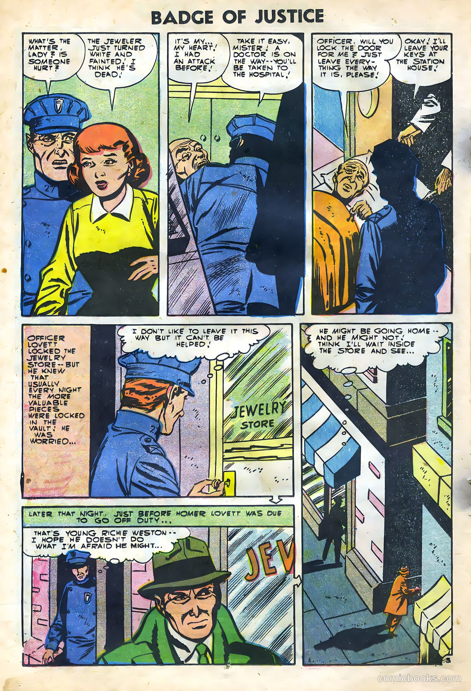 Badge of Justice #4 (1955) — page 14 of 36