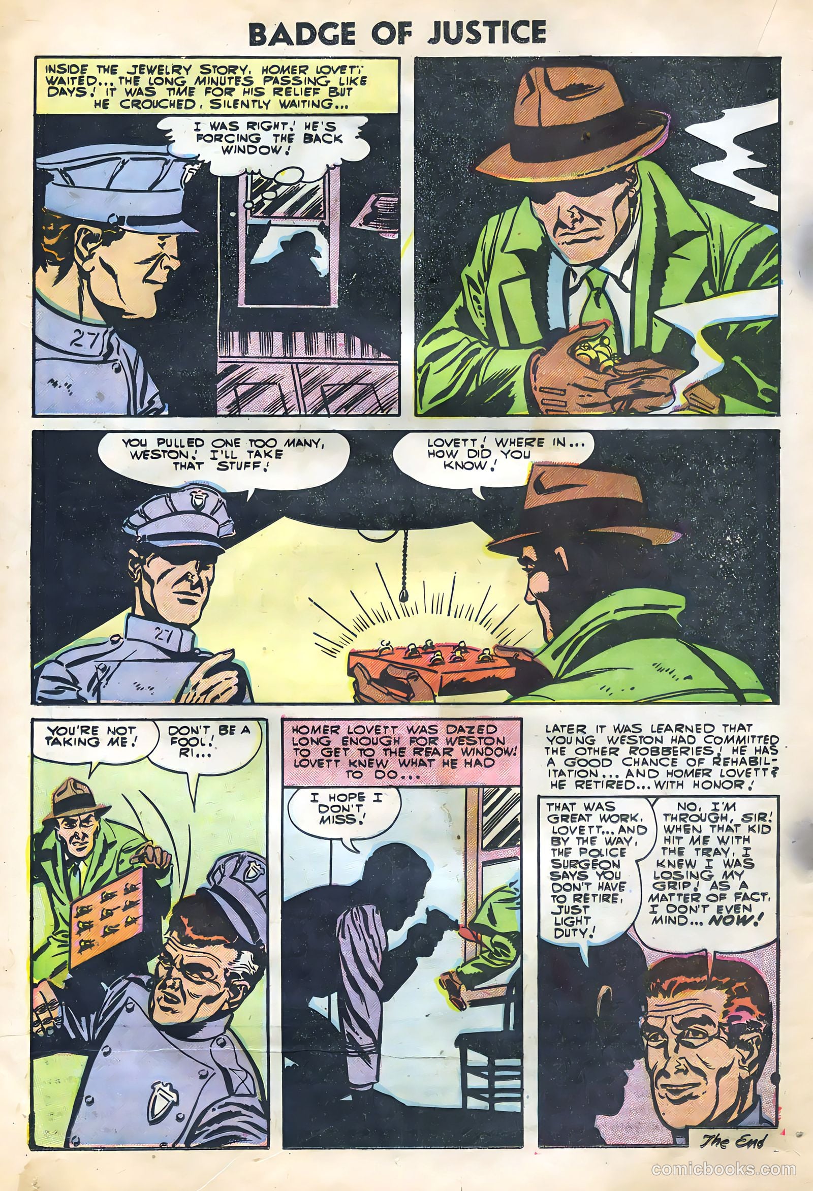 Badge of Justice #4 (1955) — page 16 of 36