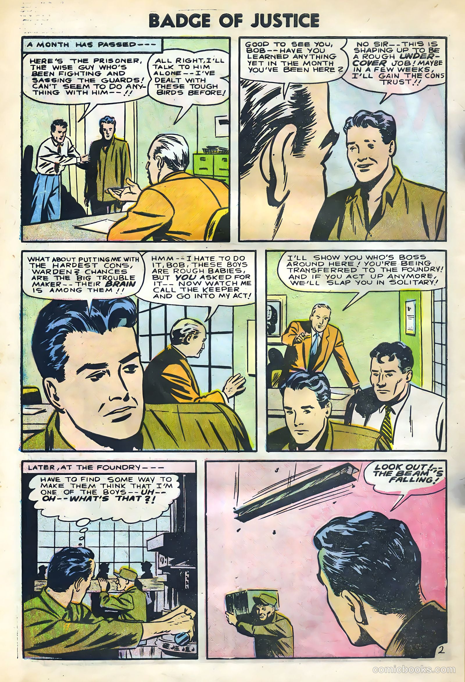 Badge of Justice #4 (1955) — page 28 of 36