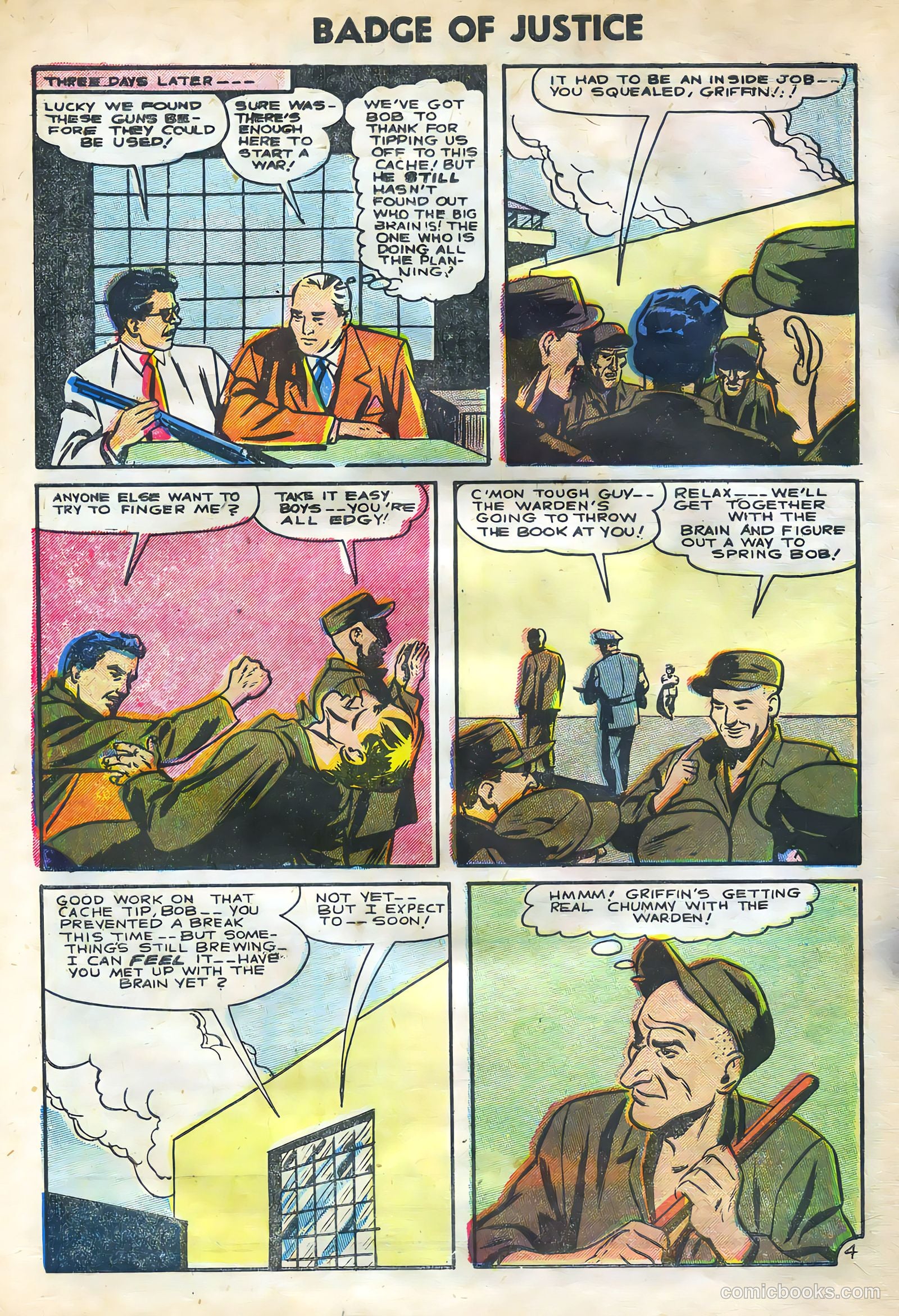 Badge of Justice #4 (1955) — page 30 of 36