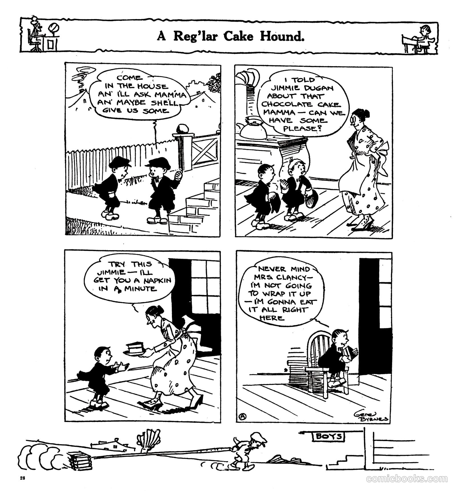Reg'lar Fellers #1 (1921) — page 30 of 52