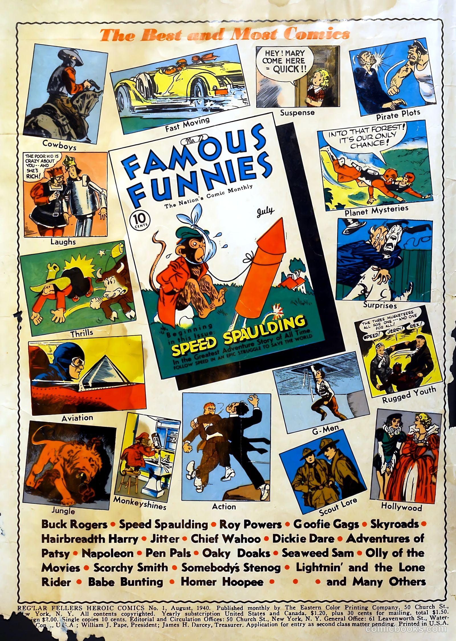 Reg'lar Fellers Heroic Comics #1 (1940) — page 3 of 71