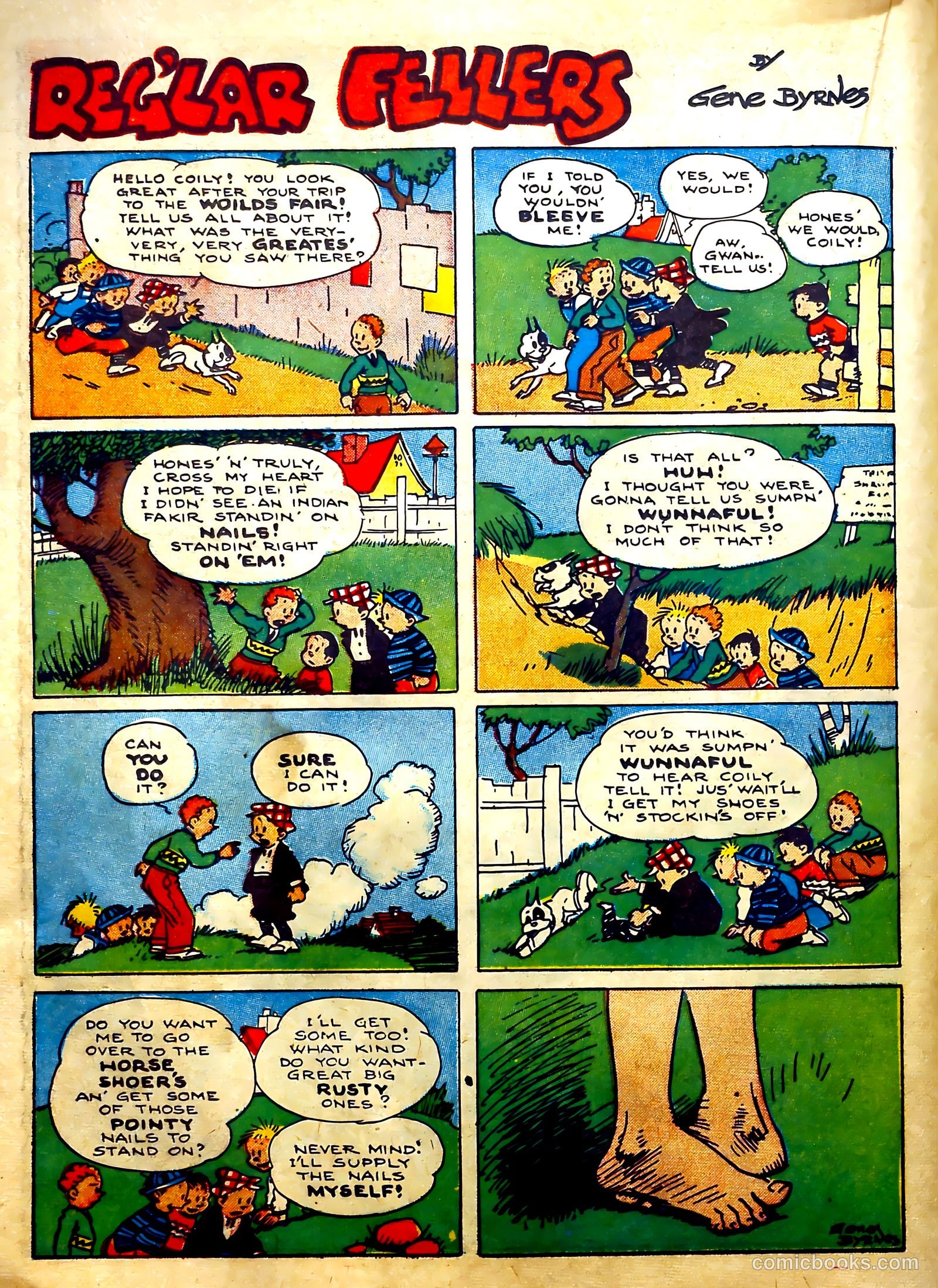 Reg'lar Fellers Heroic Comics #1 (1940) — page 33 of 71
