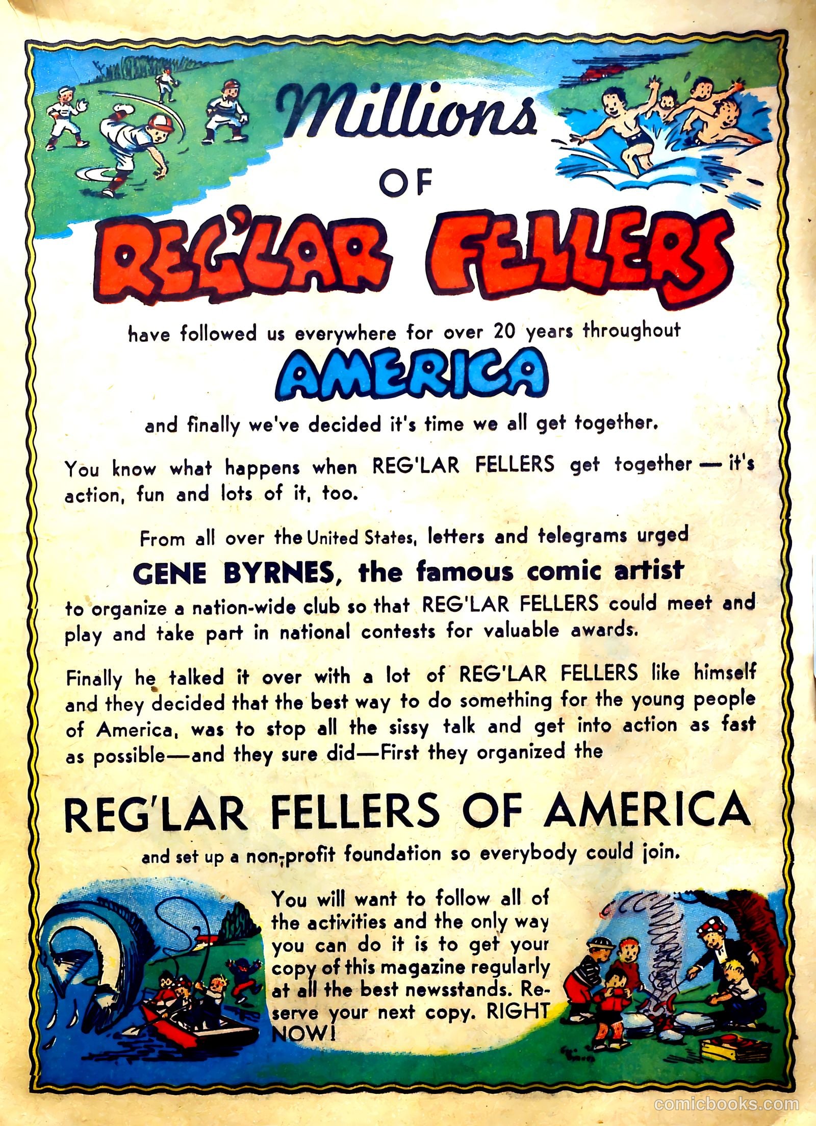 Reg'lar Fellers Heroic Comics #1 (1940) — page 34 of 71