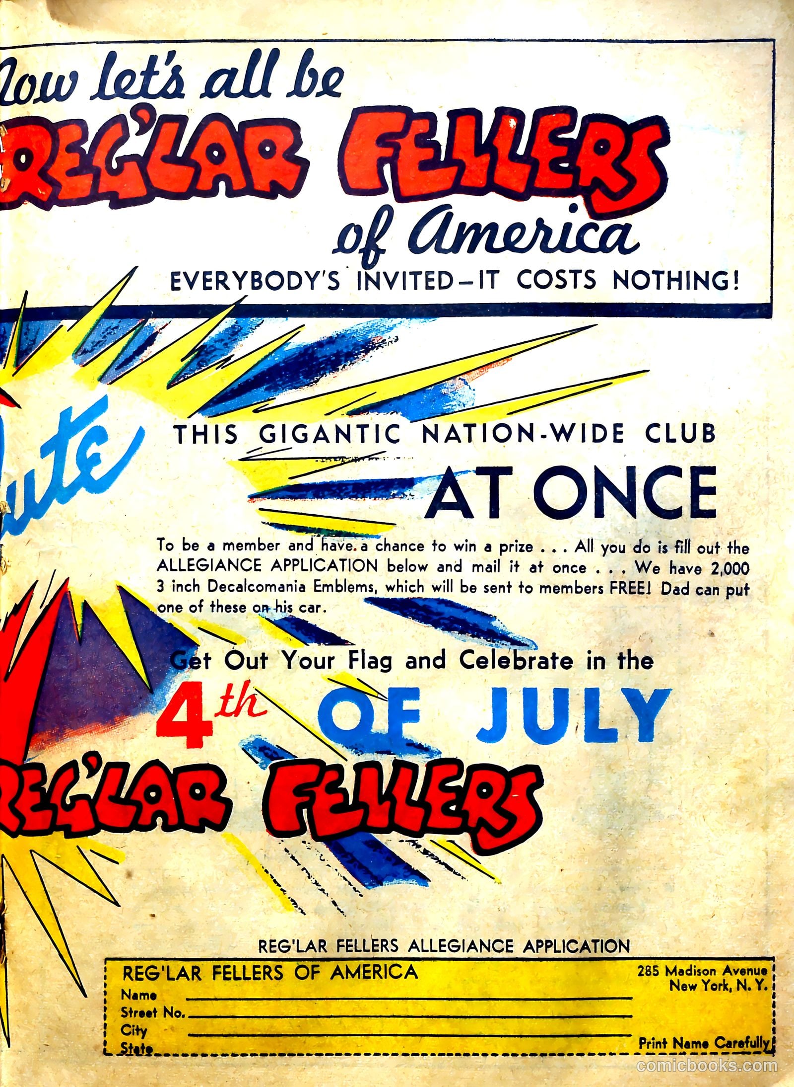 Reg'lar Fellers Heroic Comics #1 (1940) — page 36 of 71