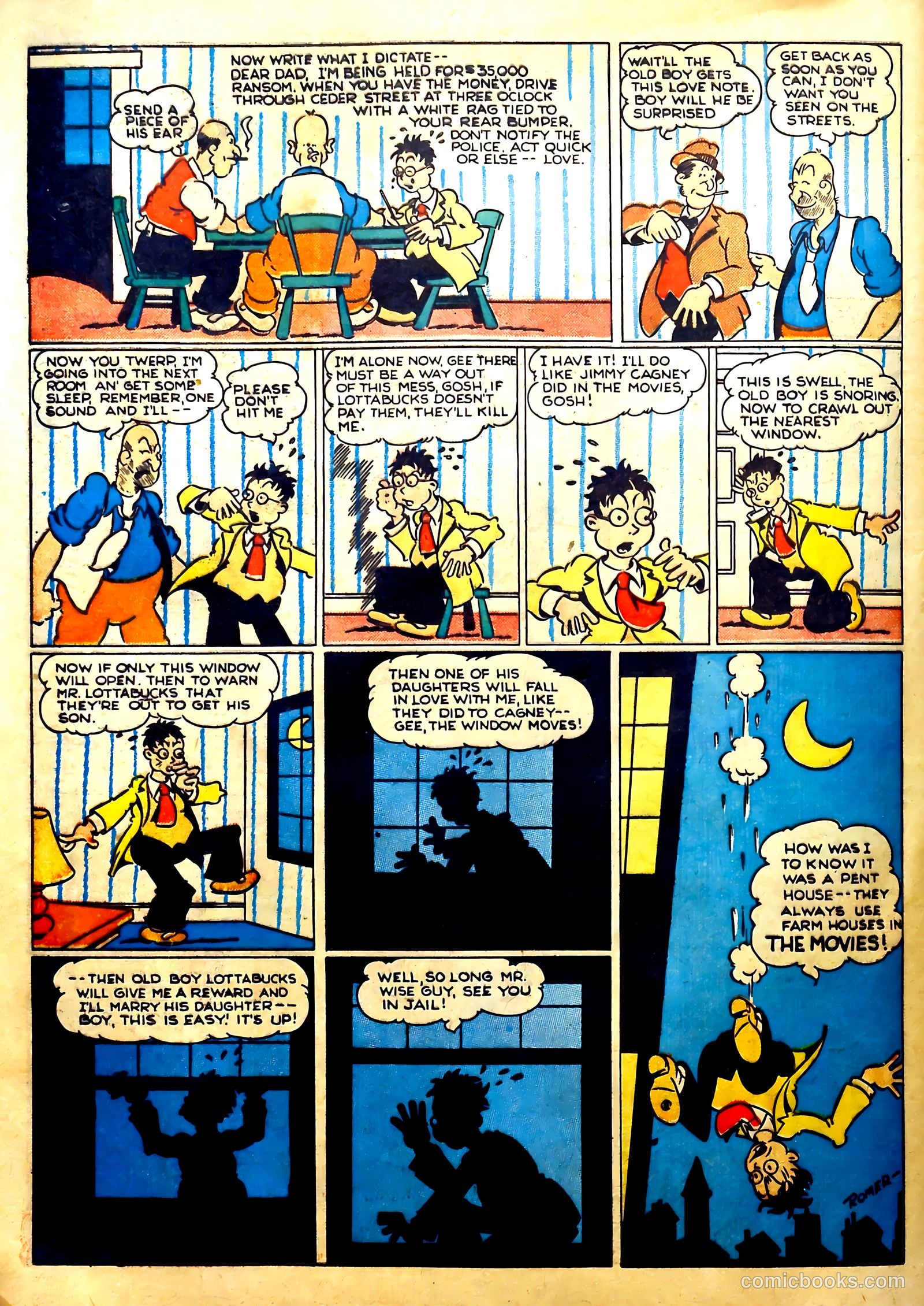 Reg'lar Fellers Heroic Comics #1 (1940) — page 61 of 71