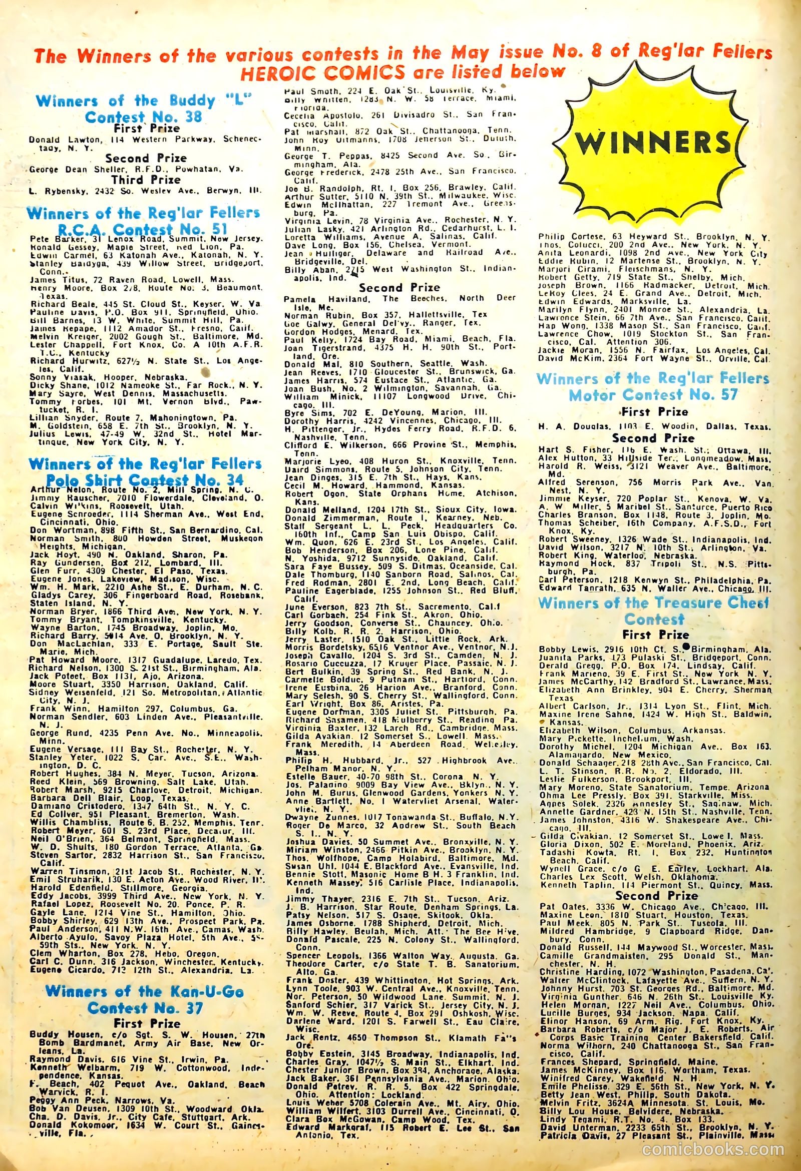 Reg'lar Fellers Heroic Comics #11 (1942) — page 16 of 70