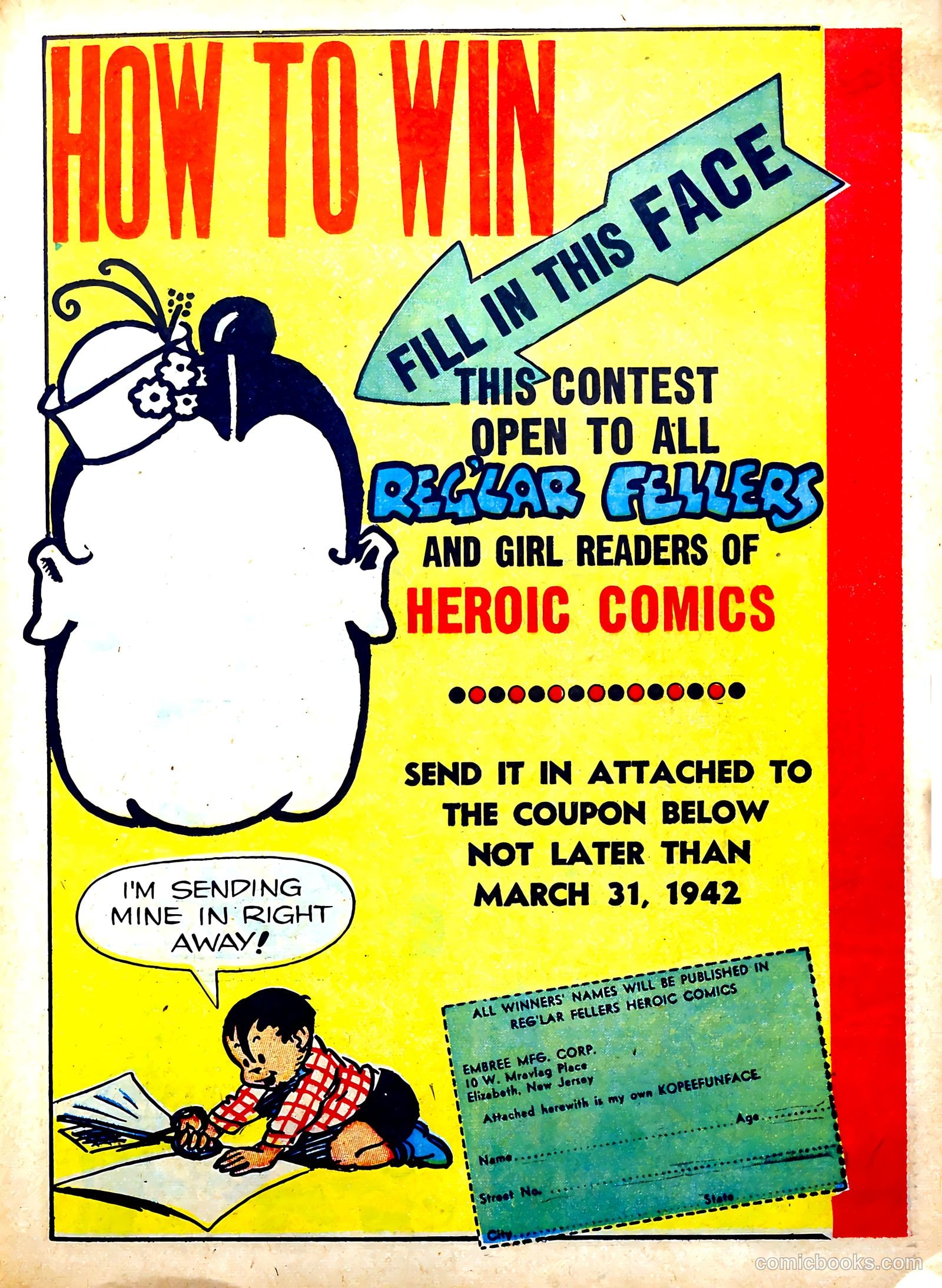 Reg'lar Fellers Heroic Comics #11 (1942) — page 43 of 70