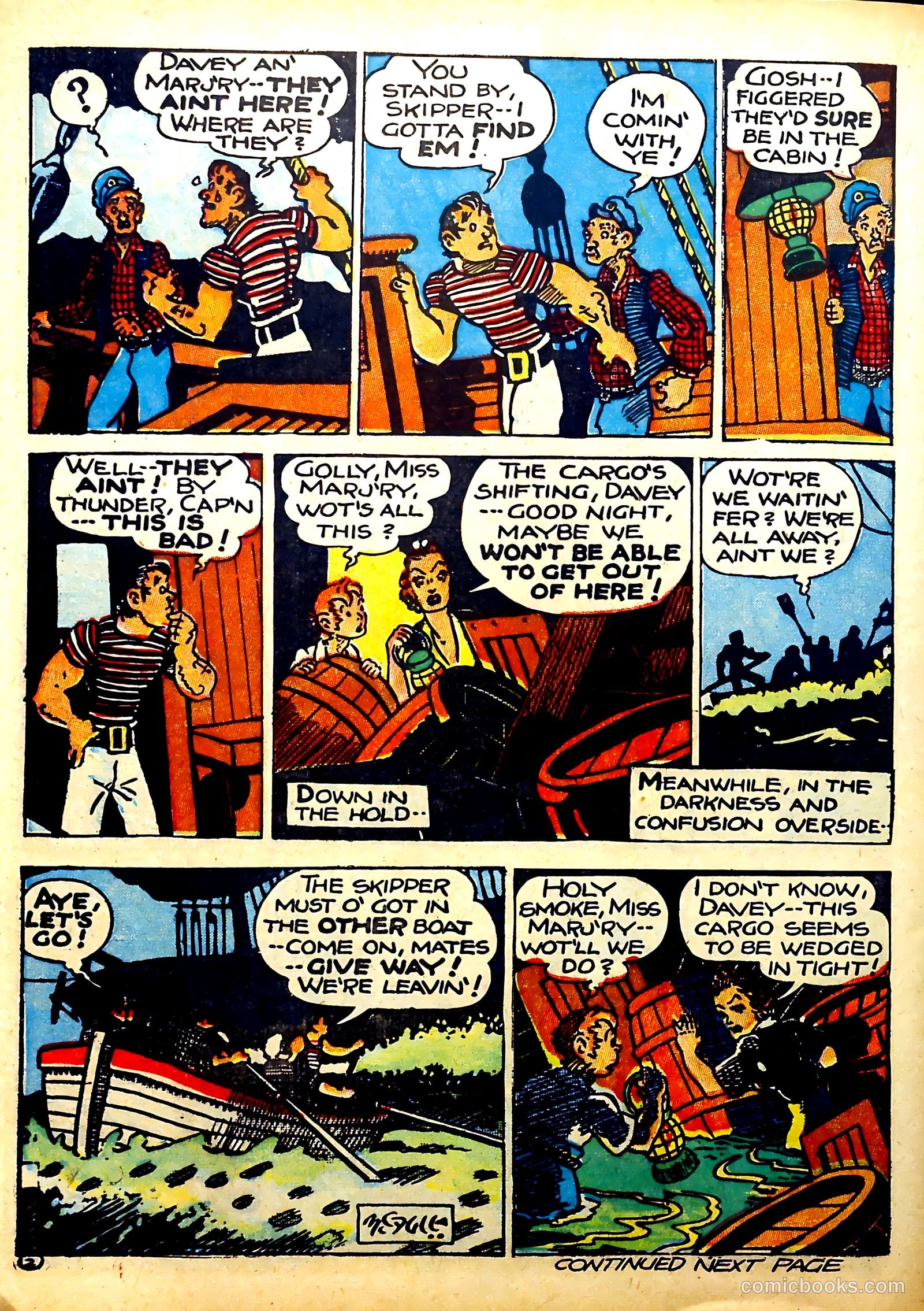 Reg'lar Fellers Heroic Comics #11 (1942) — page 50 of 70