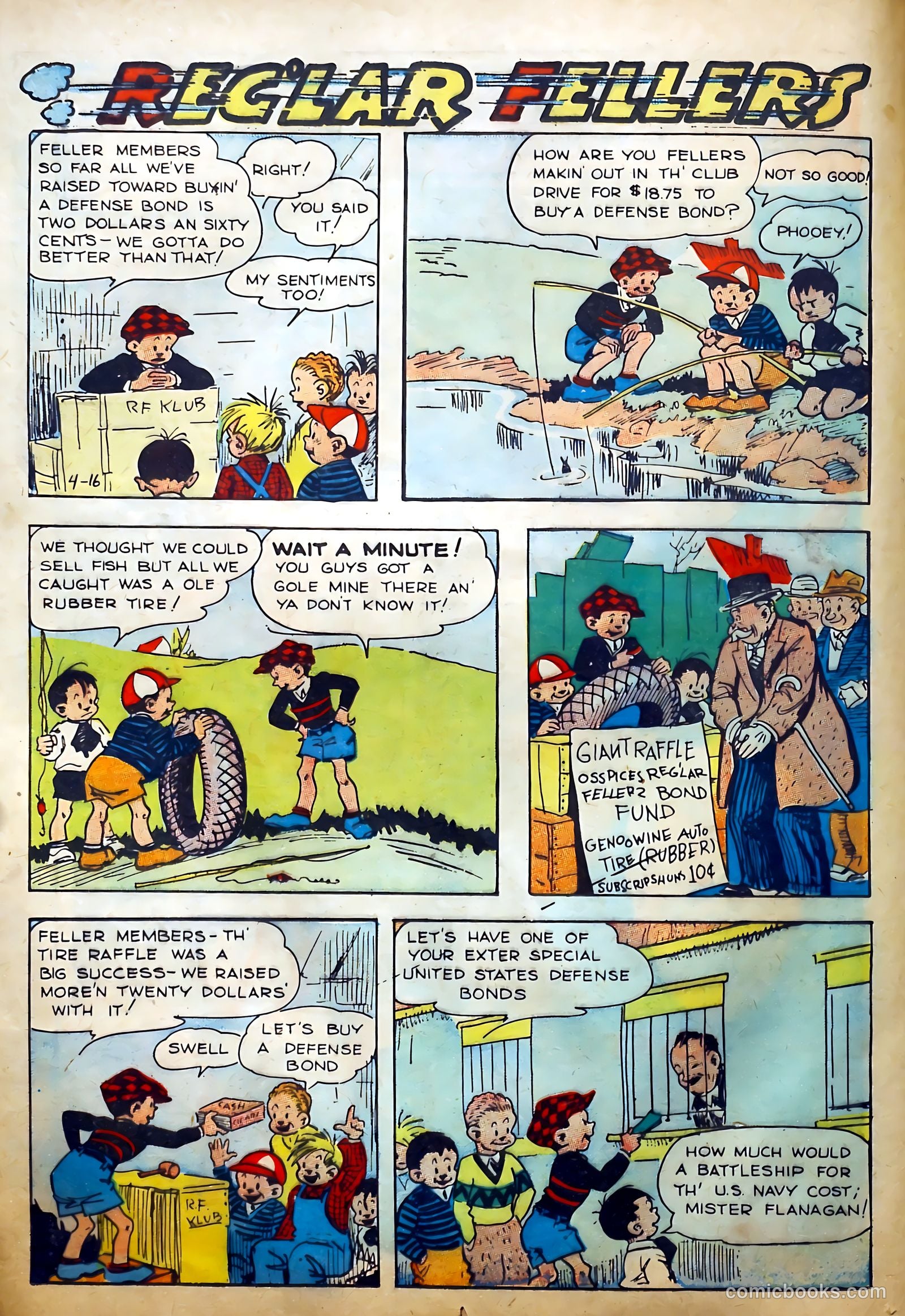 Reg'lar Fellers Heroic Comics #14 (1942) — page 22 of 68