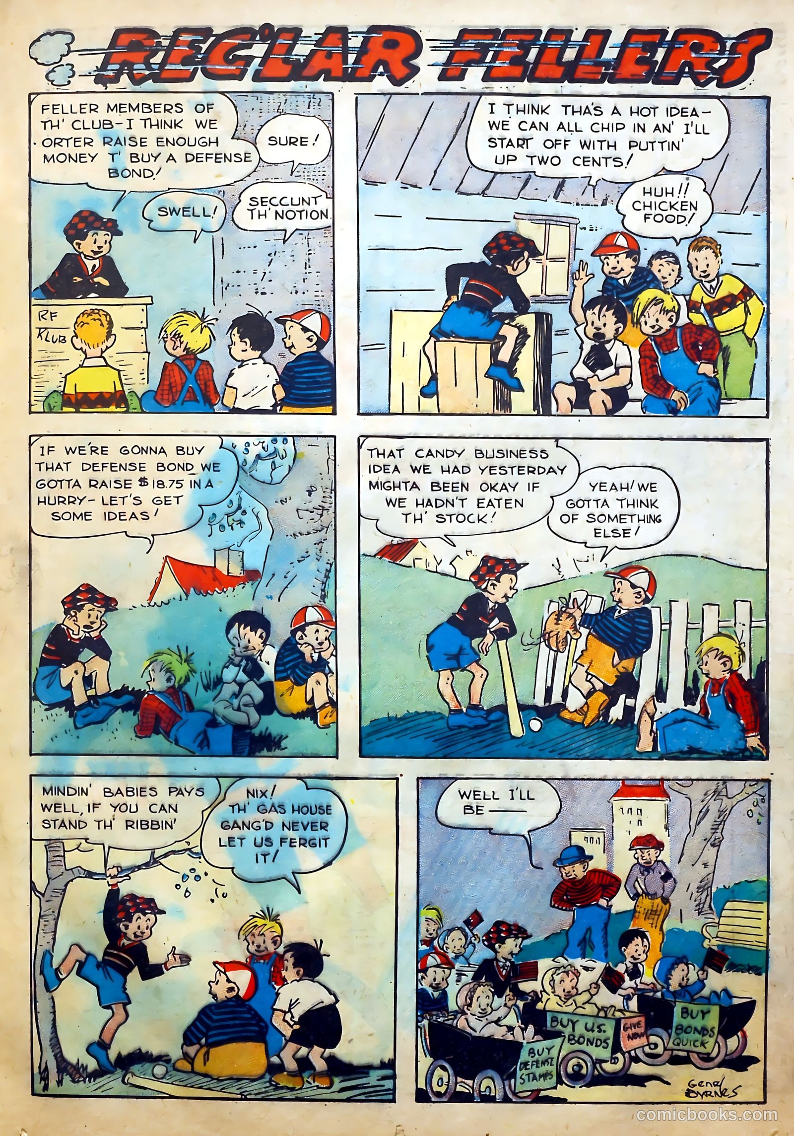 Reg'lar Fellers Heroic Comics #14 (1942) — page 33 of 68